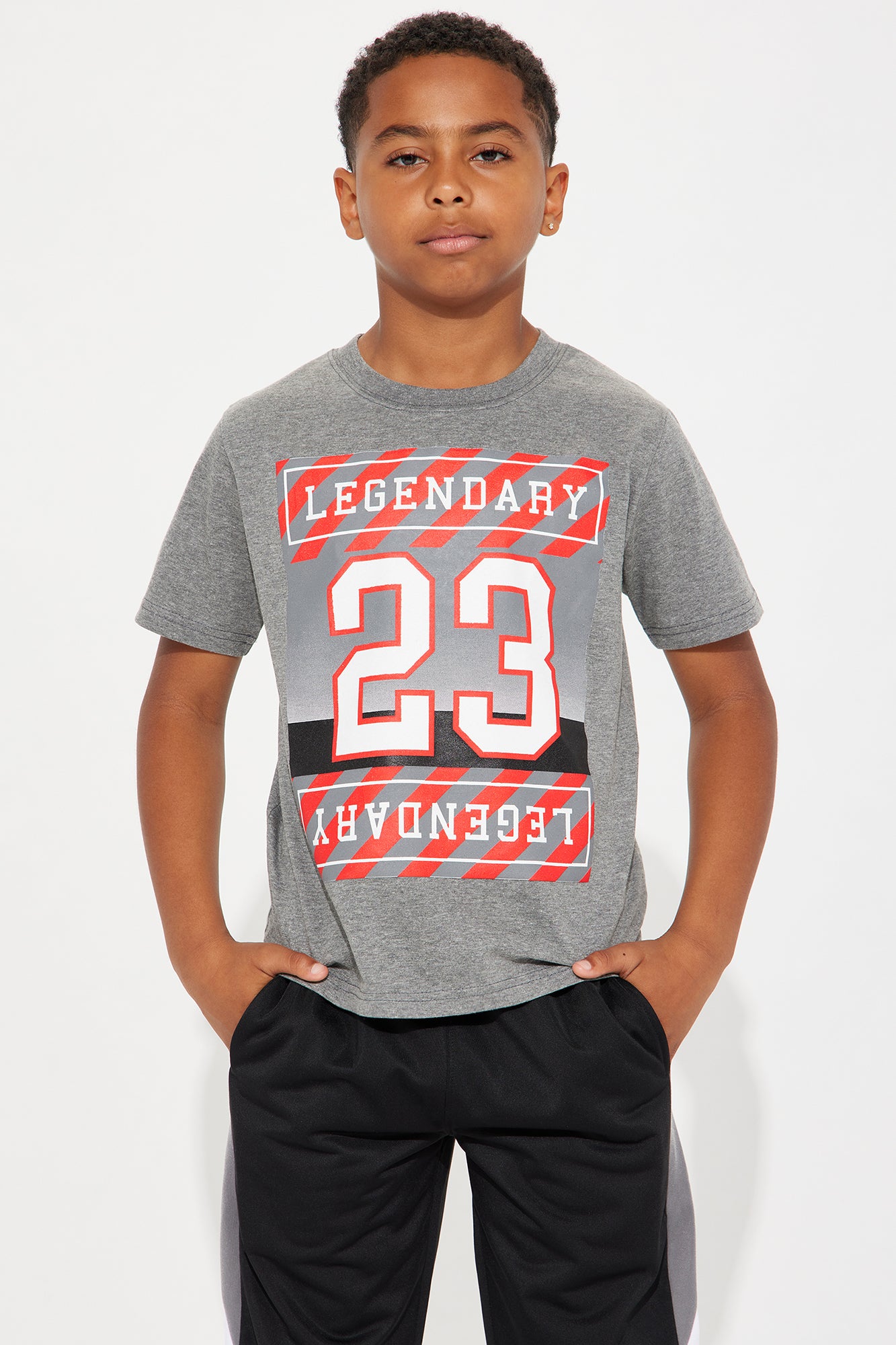 Mini Legendary 23 Jogger Set - Grey