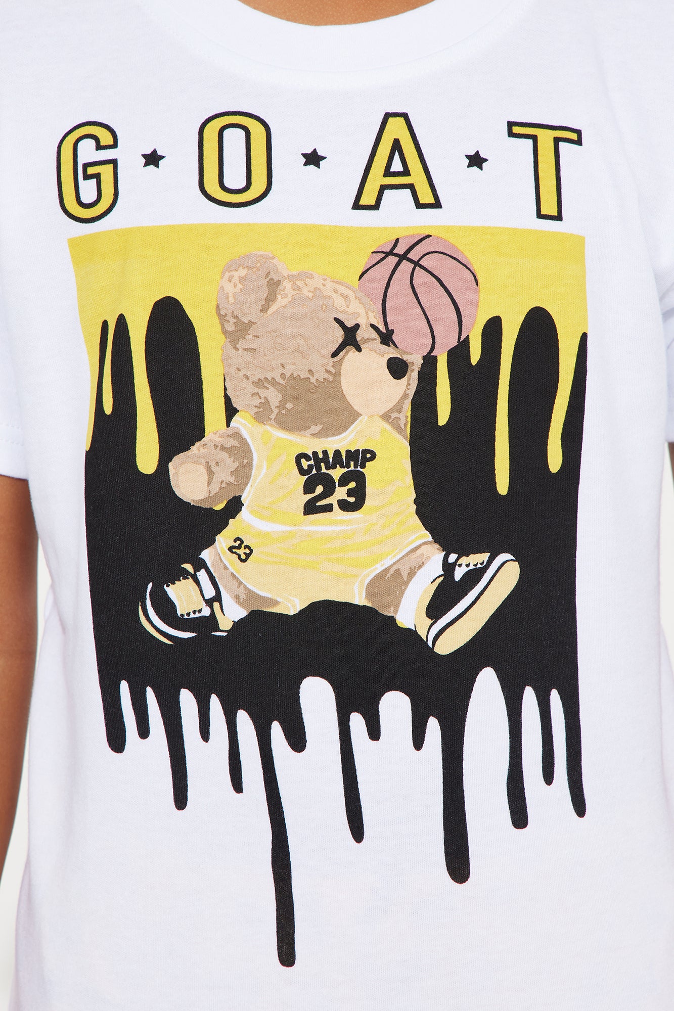 Mini Jump Around Goat Short Set With Hat - Mustard/combo