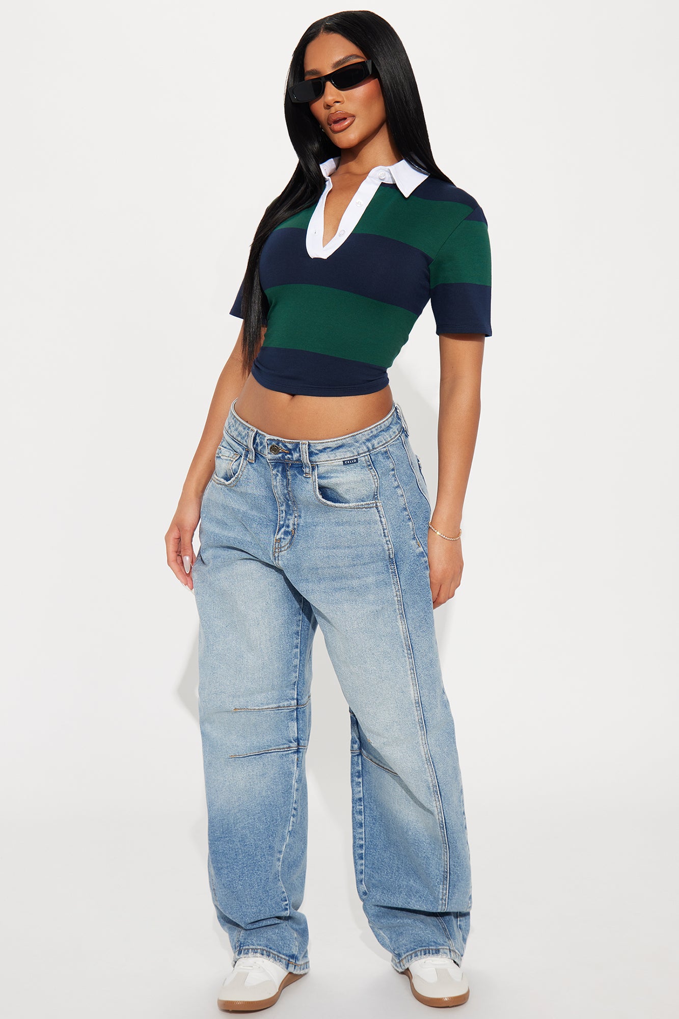 Sporty Era Polo Shirt - Green/combo