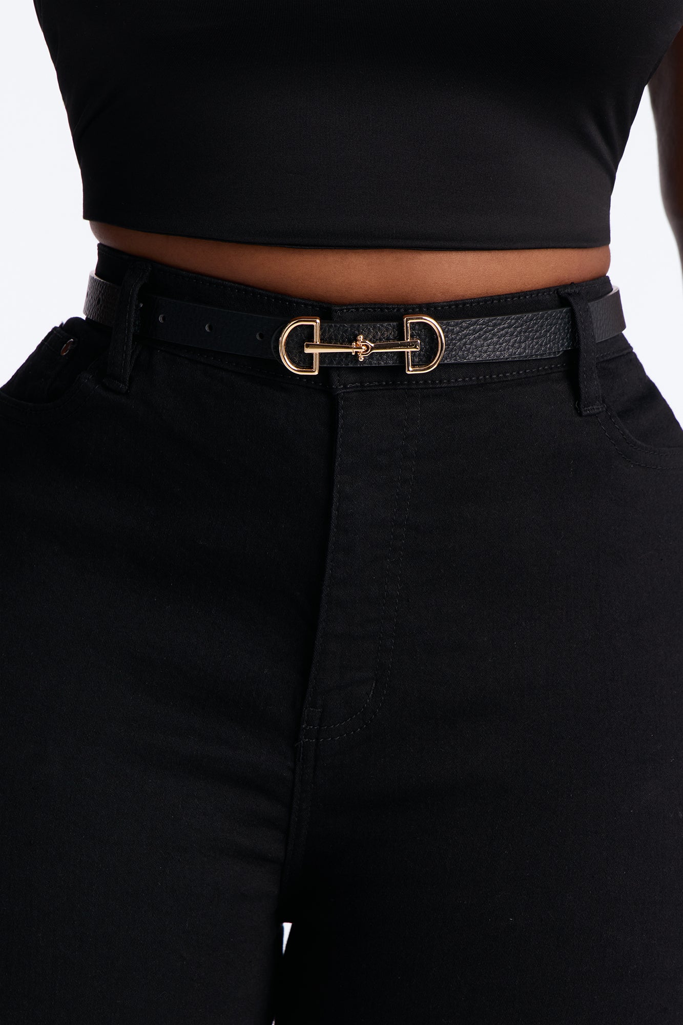 Taking Care Of Business 2 Piece Belt Set - Black/combo