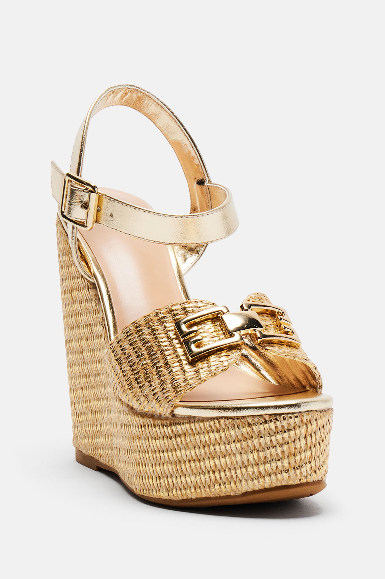 Siena Platform Wedges - Gold