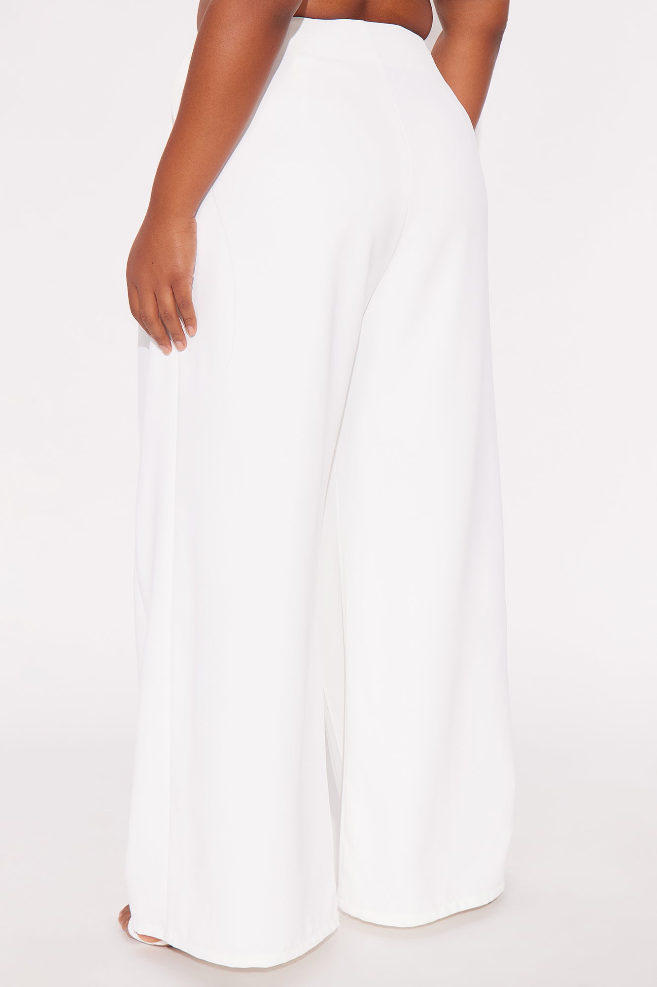 Blaire Wide Leg Trouser - White