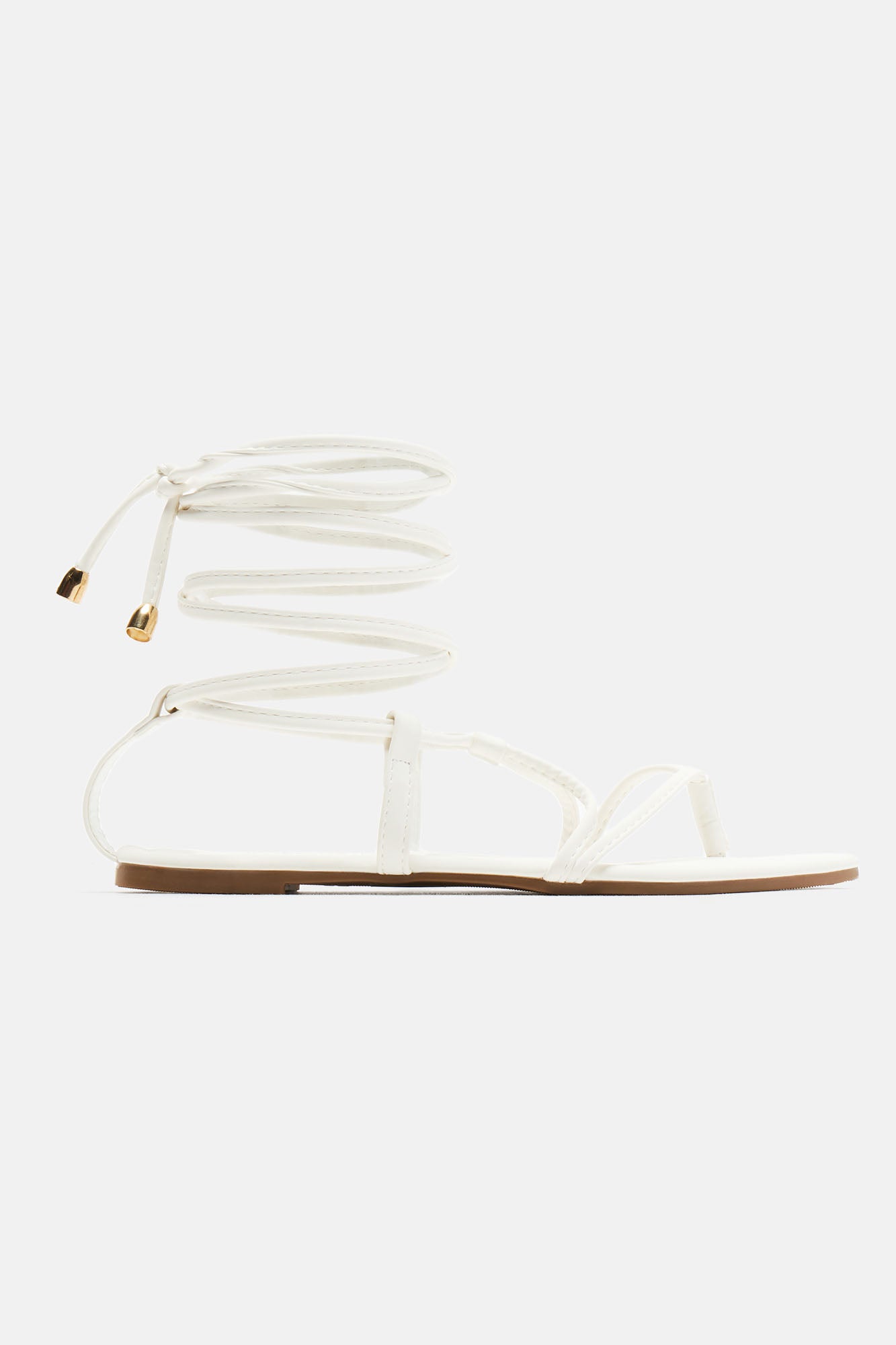 Coastline Wrap Sandals - White