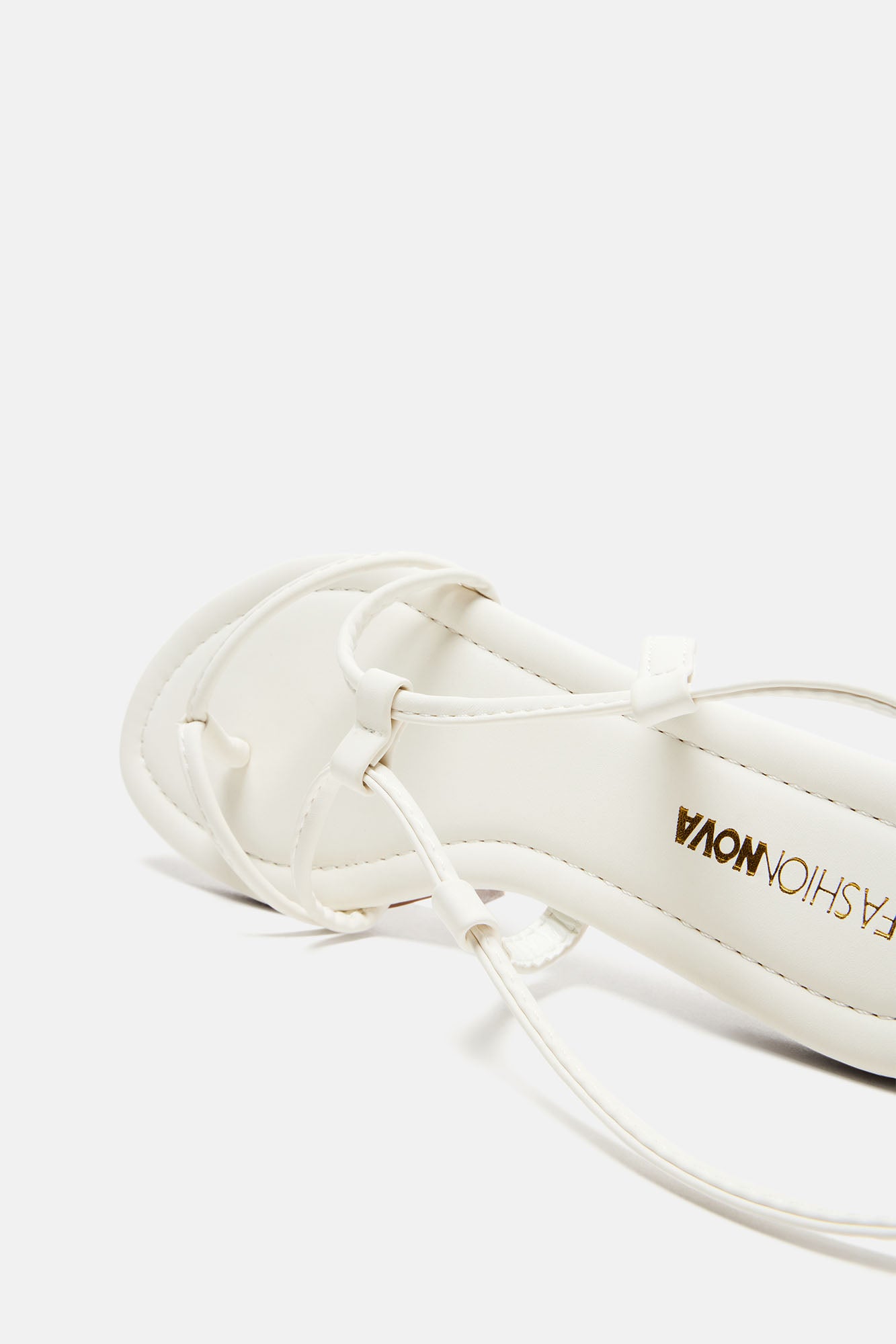 Coastline Wrap Sandals - White