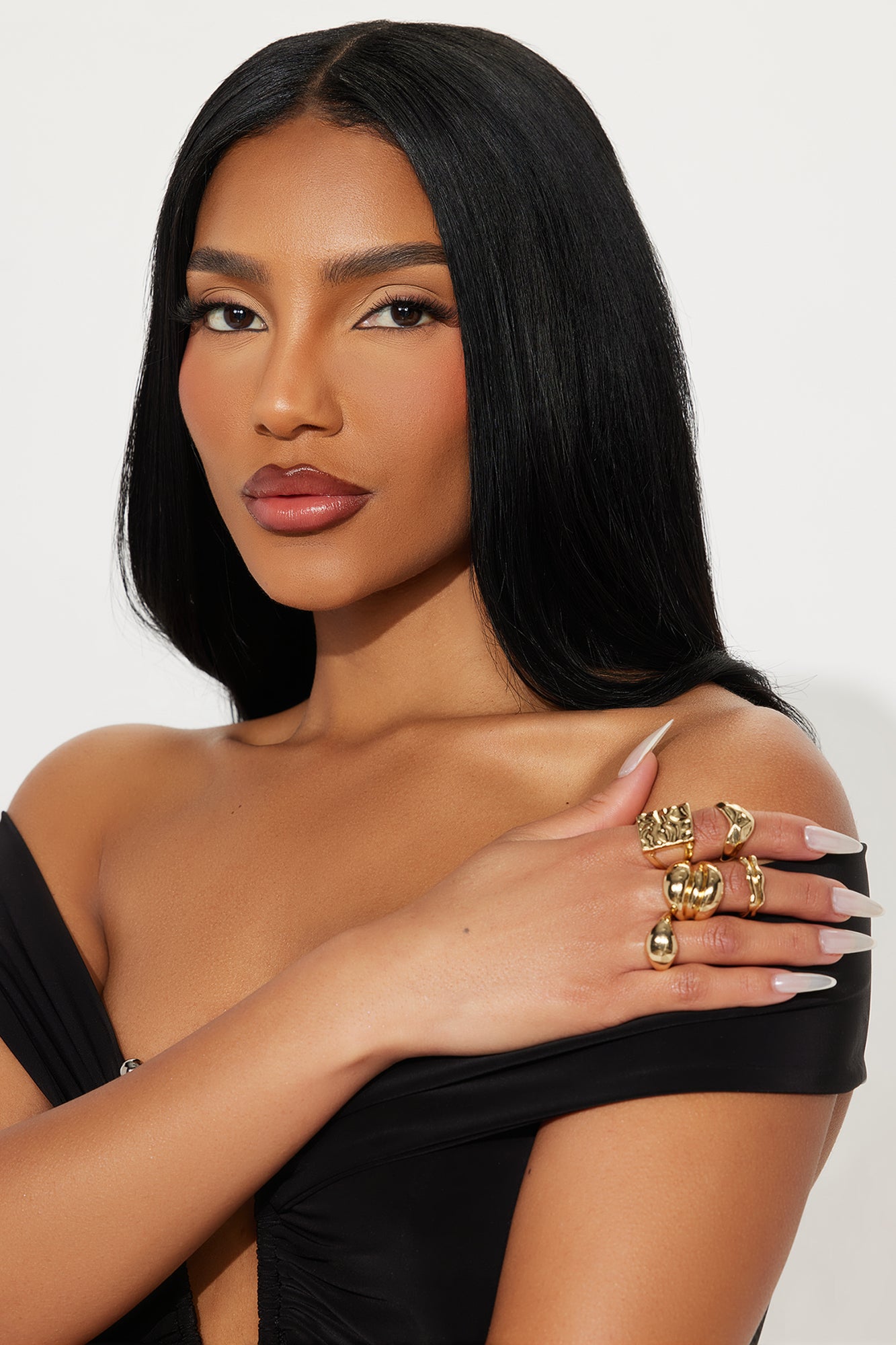 Taurus Bae 5 Piece Ring Set - Gold