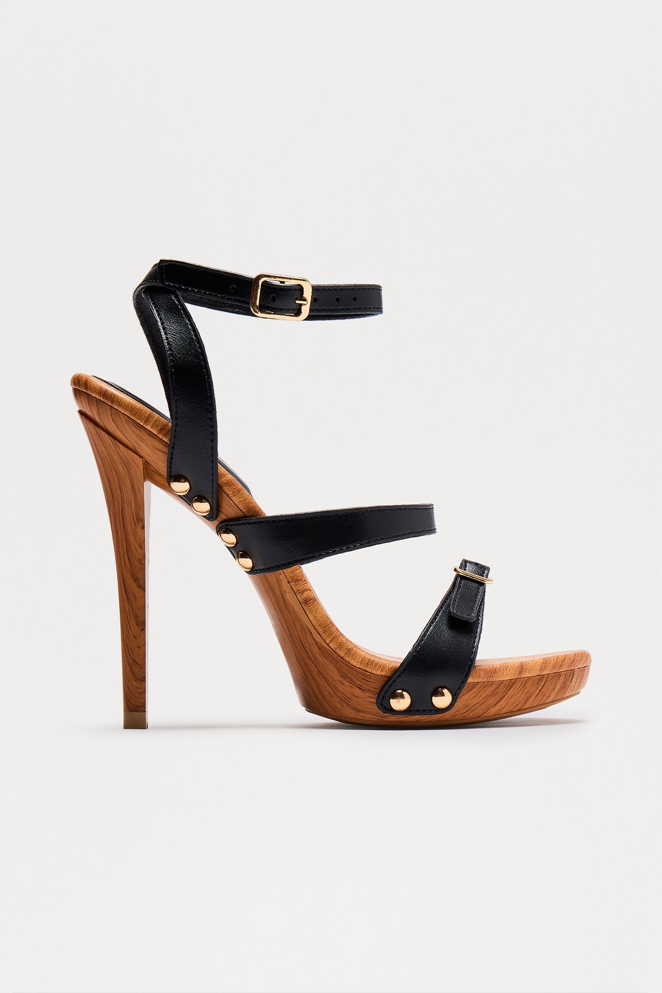 Cedar Heeled Sandals - Black