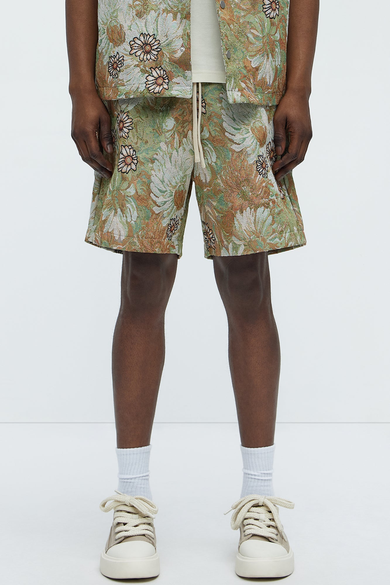 Judas Tapestry Shorts - Green/combo