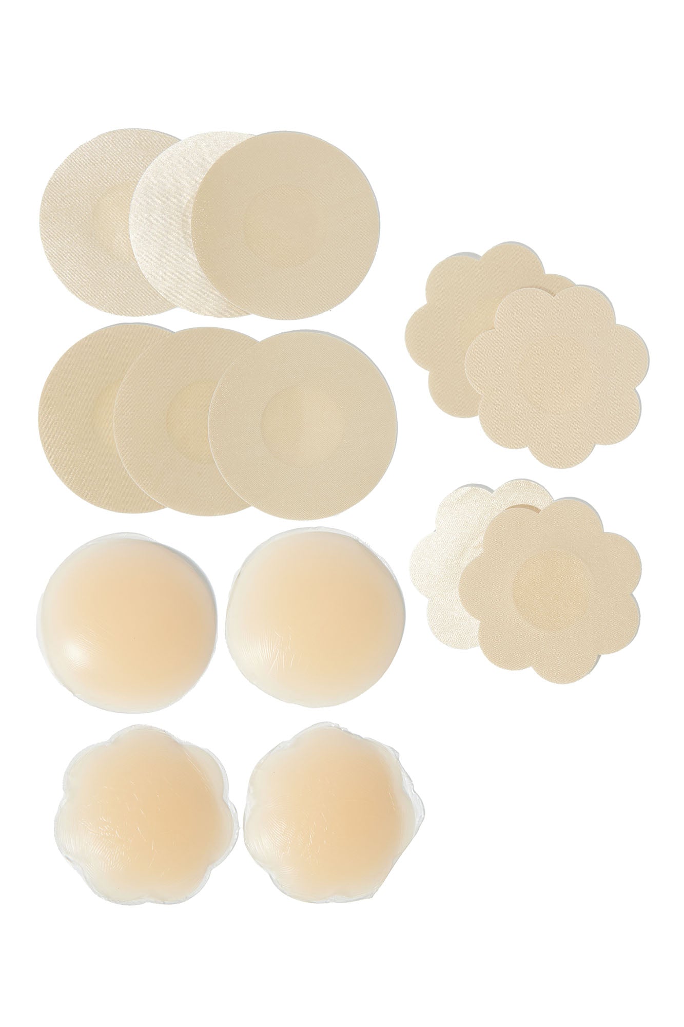 Choice Is Yours Pasties 7 Pack Set - Nude