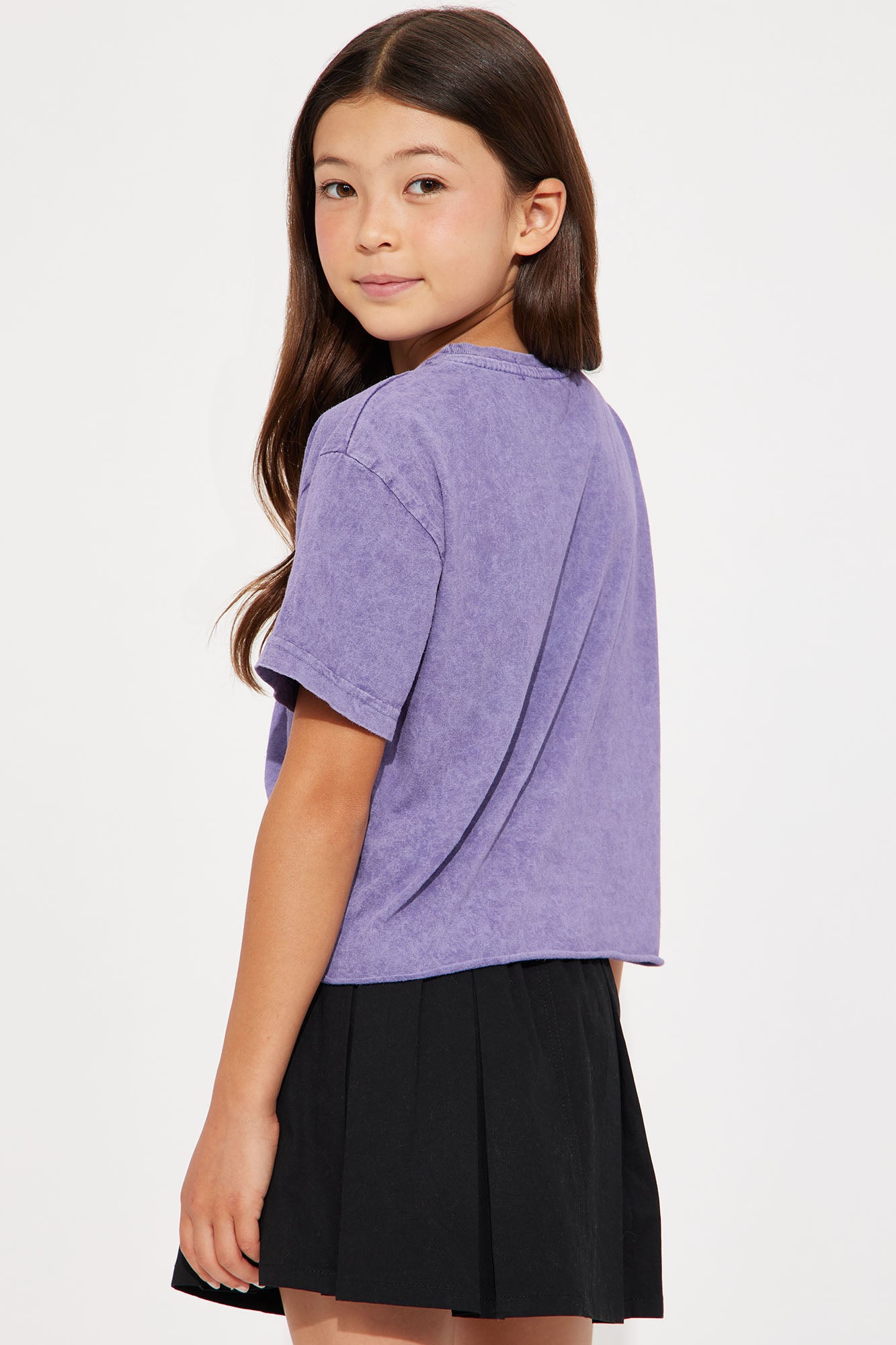 Mini Bonjour T-Shirt - Lilac