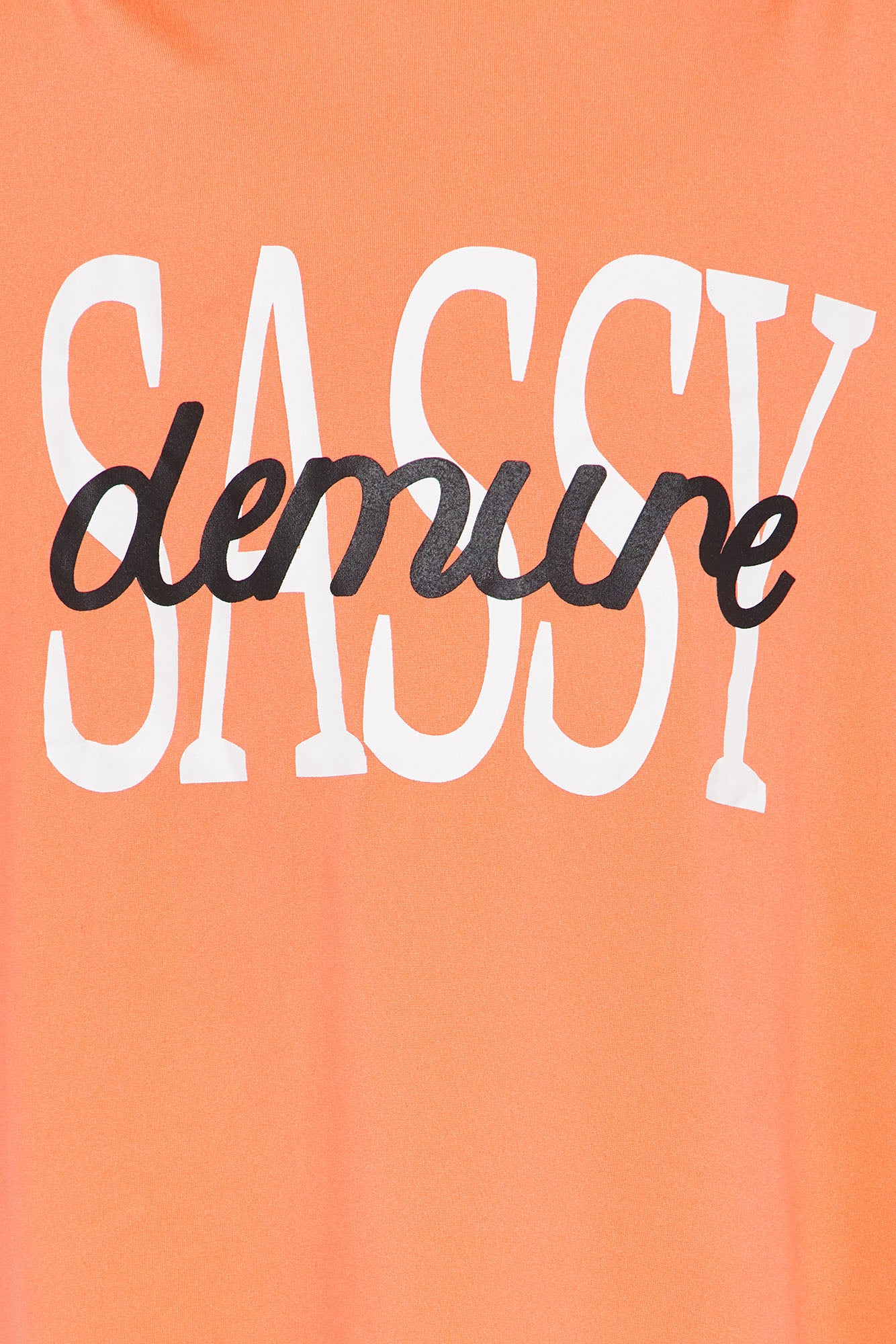 Mini Sassy And Demure Bike Short Set - Orange