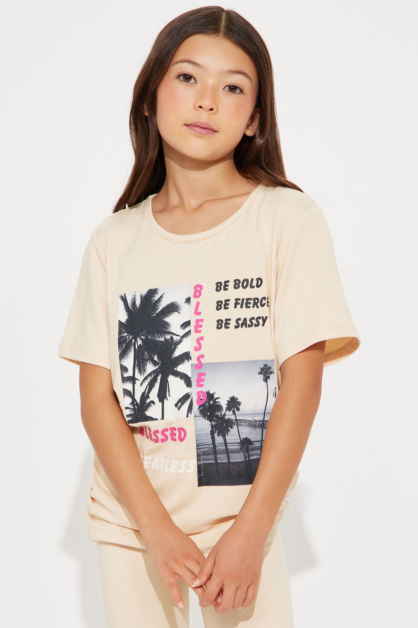 Mini Be Bold Bike Short Set - Sand