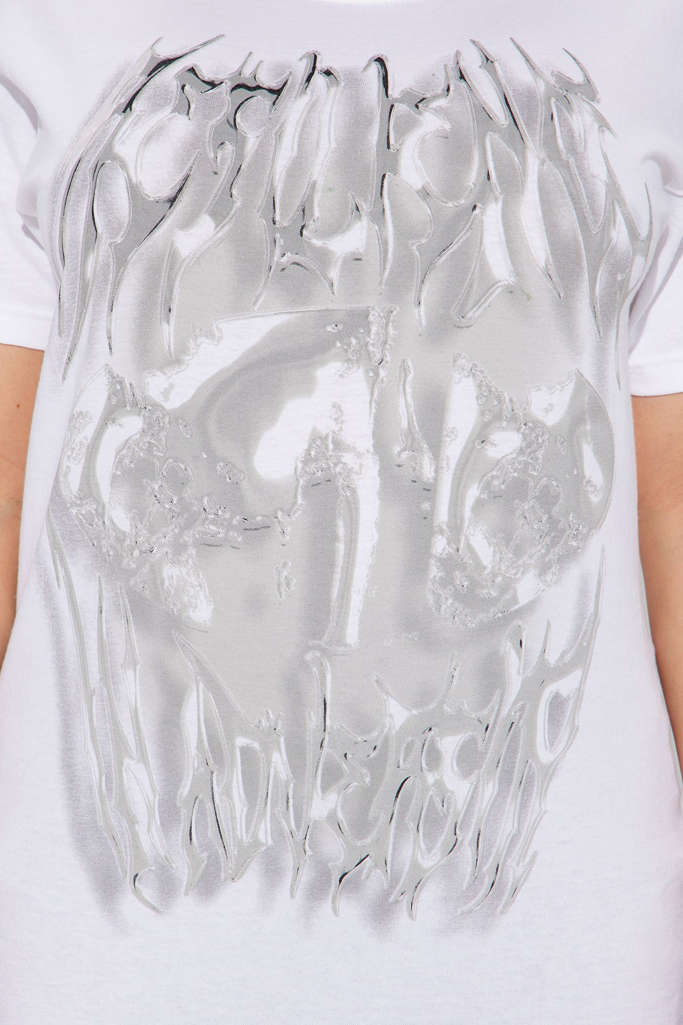 Resilience Chrome Graphic Tee - White