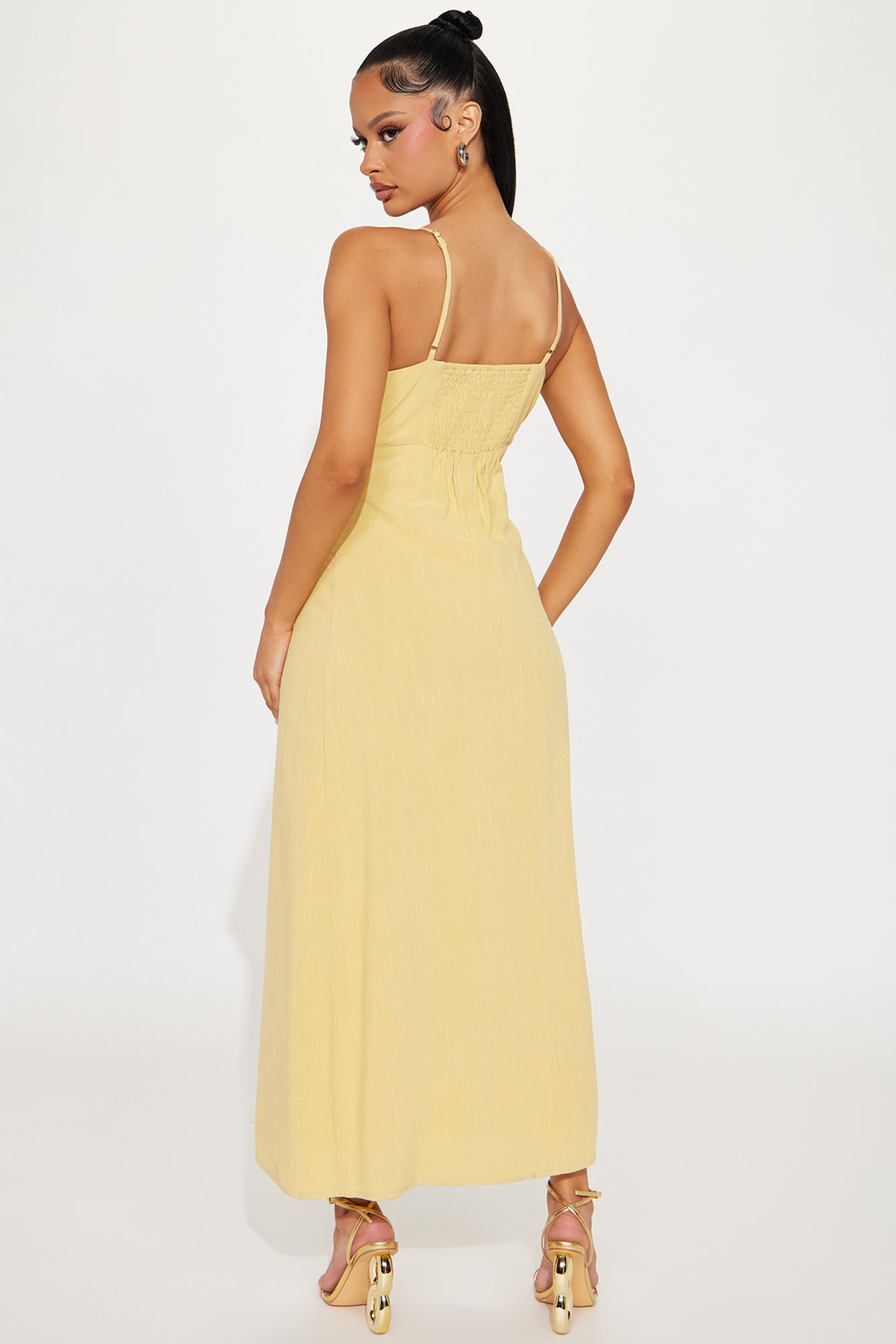 Genevieve Maxi Dress - Yellow
