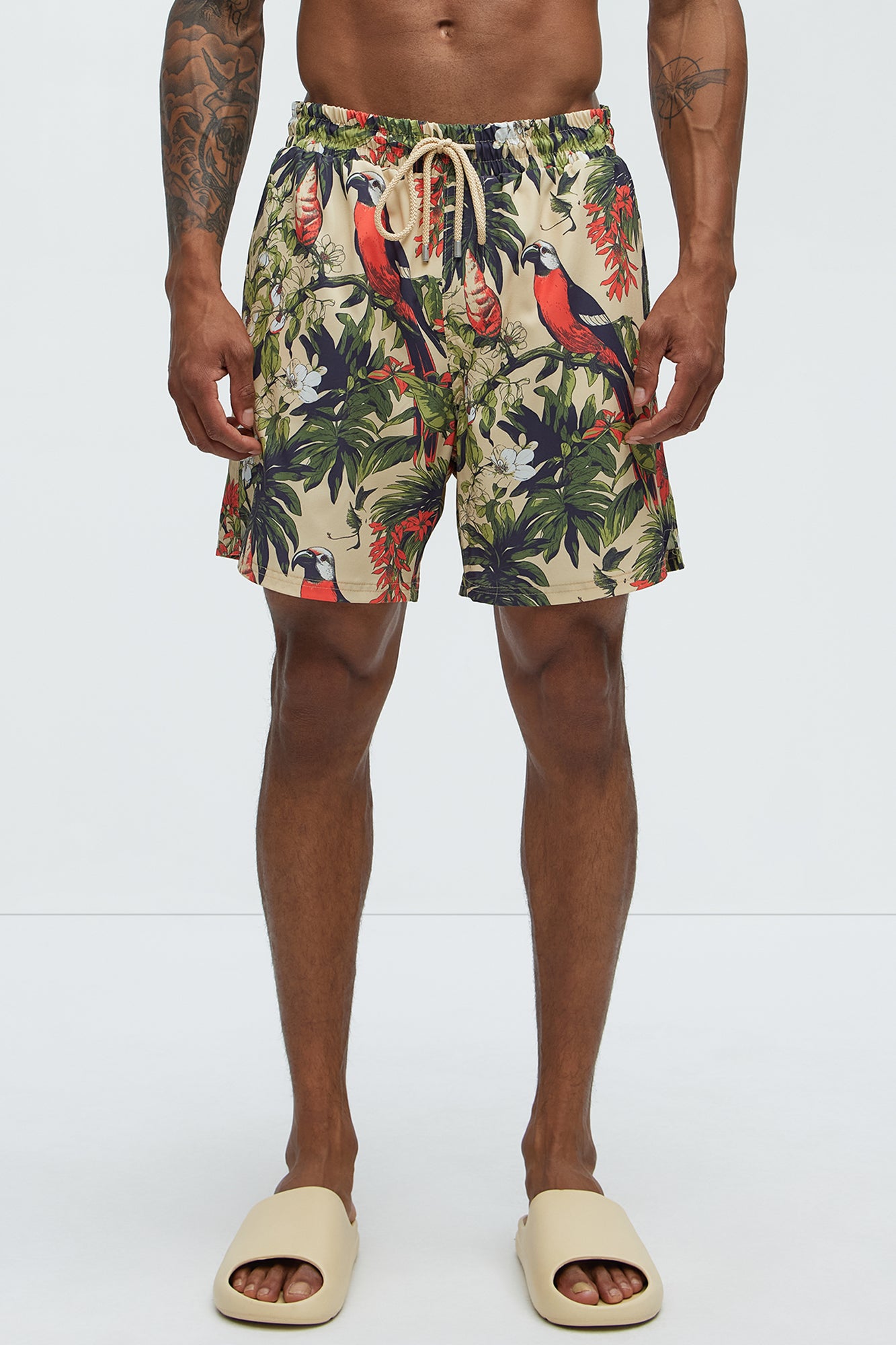 Rio Printed Swim Classic Trunk - Multi Color