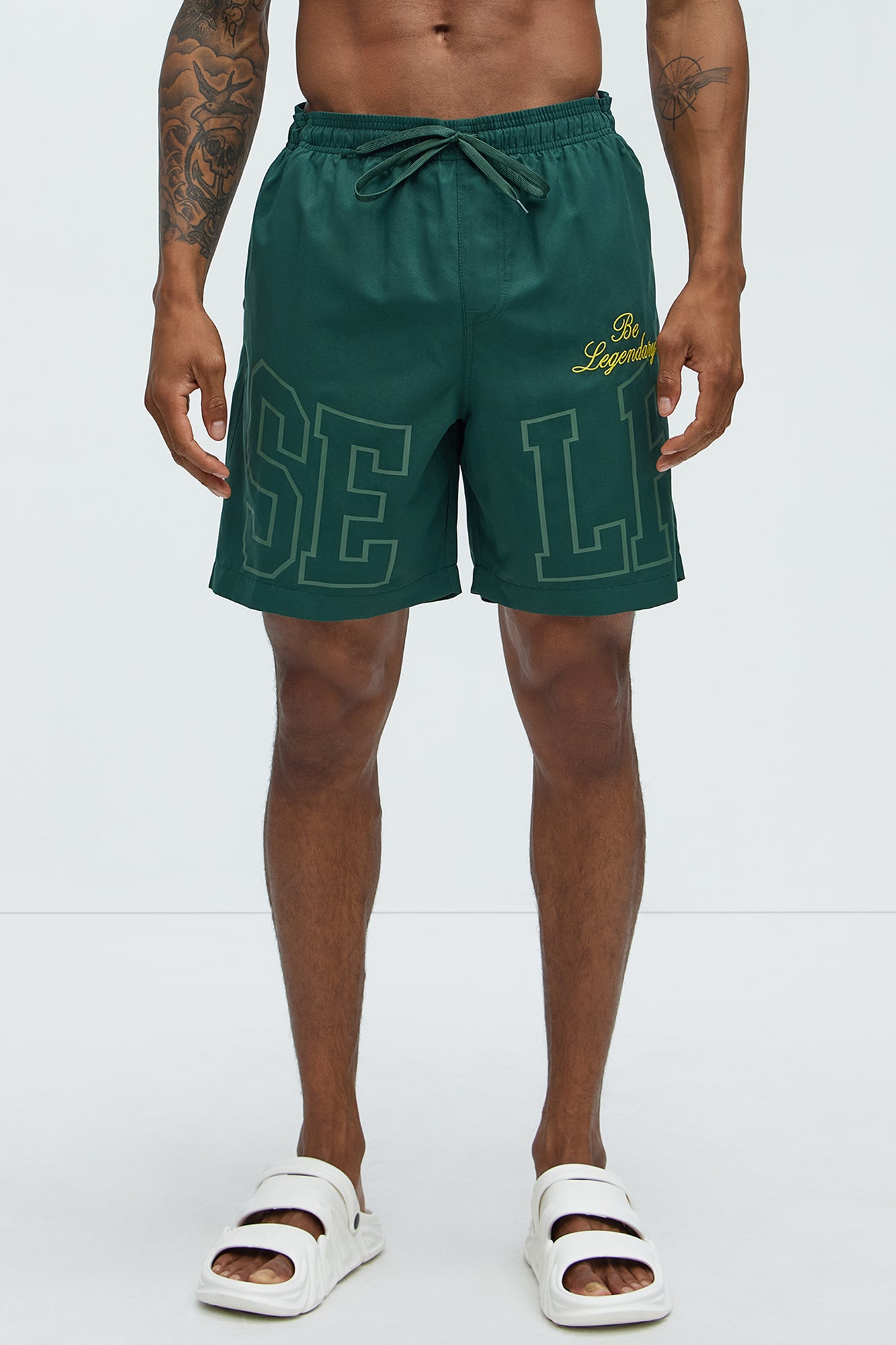 Self Made Swim Classic Trunk - Green