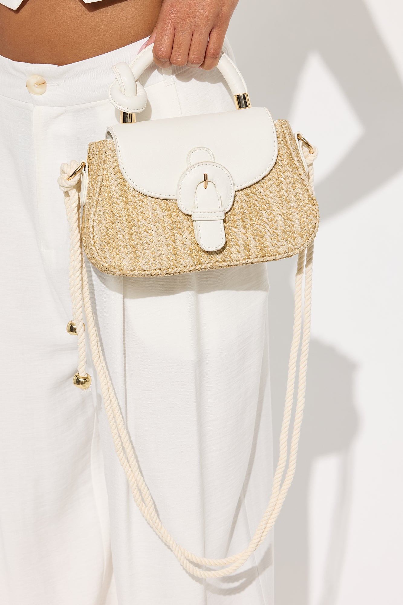 Maven Handbag - White/combo