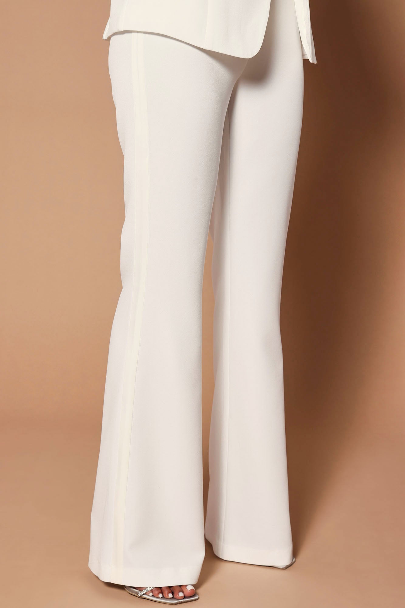 Jasmina Tuxedo Suit Set - Ivory