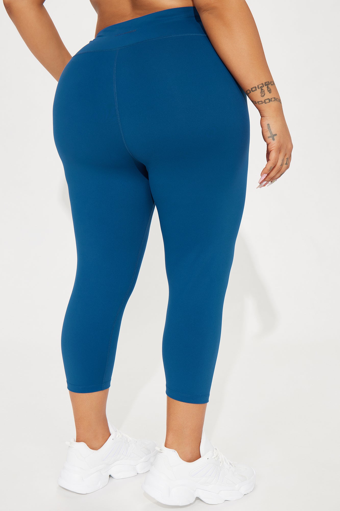 Flexibility Super Soft Capri Active Legging - Navy