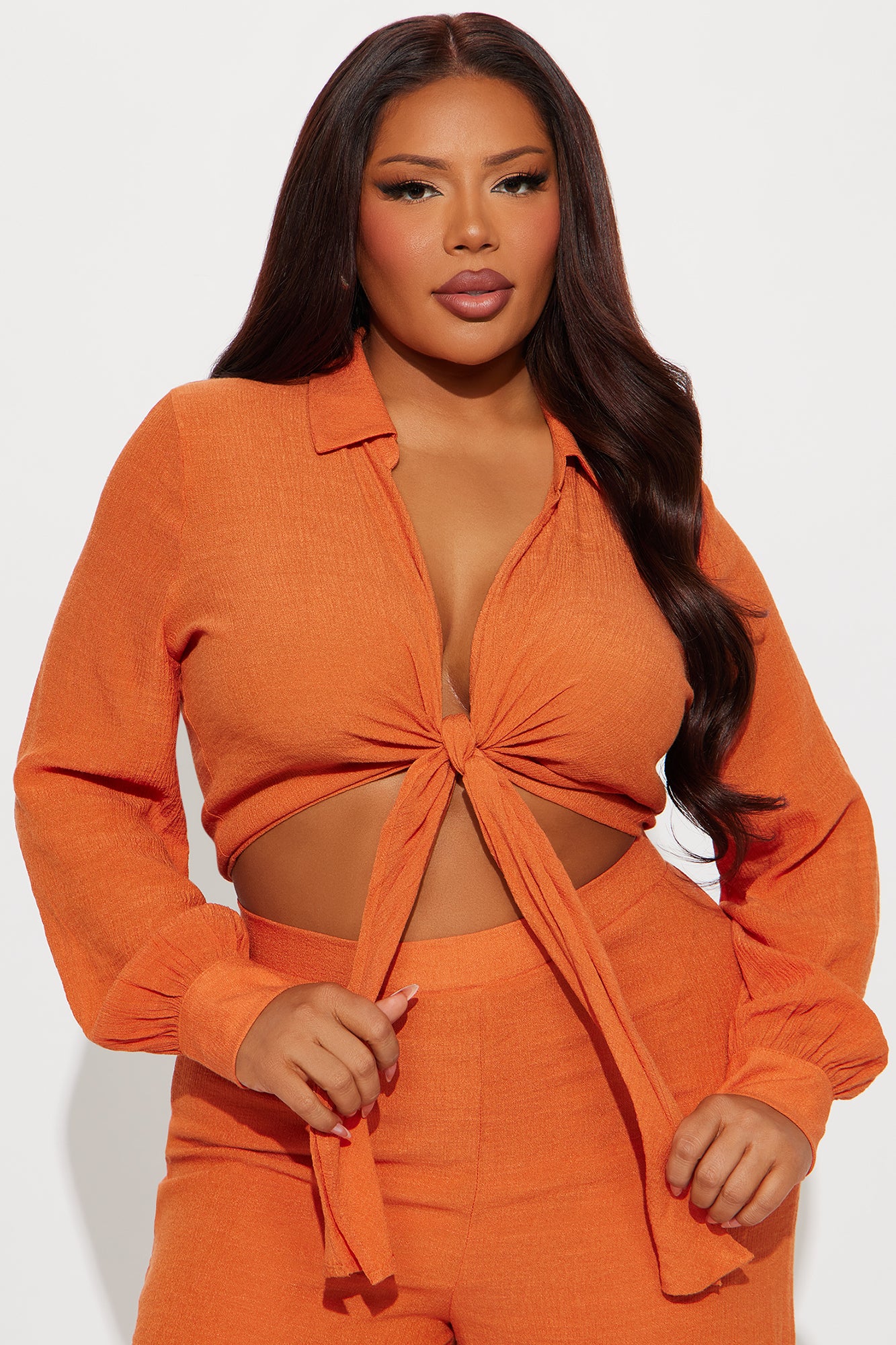 Island Dreaming Pant Set - Rust