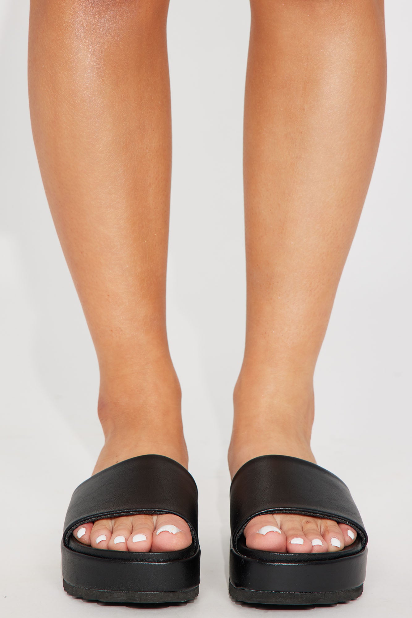 Like What You See Platform Sandals - Black