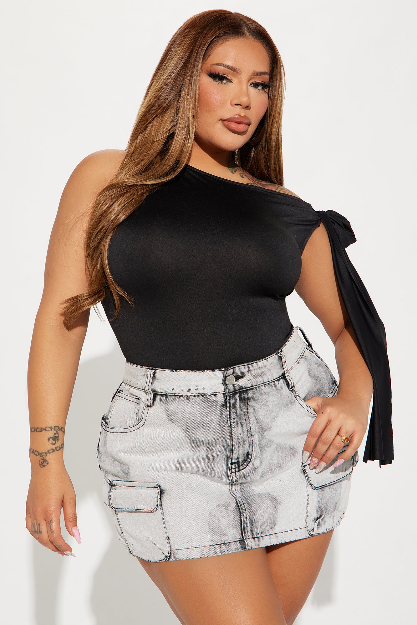 Kamari Off Shoulder Top - Black