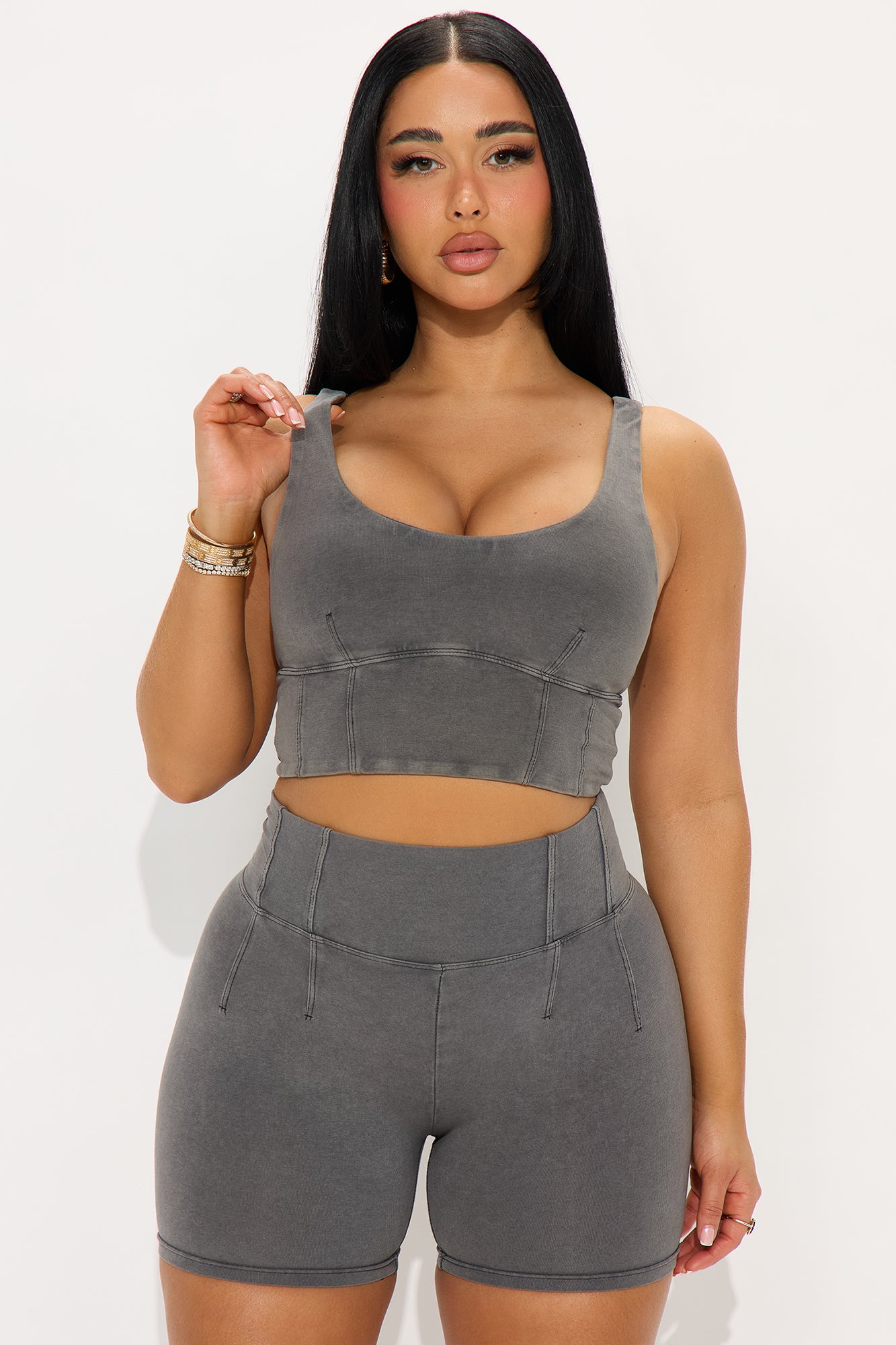 Hot To Go Short Set - Black