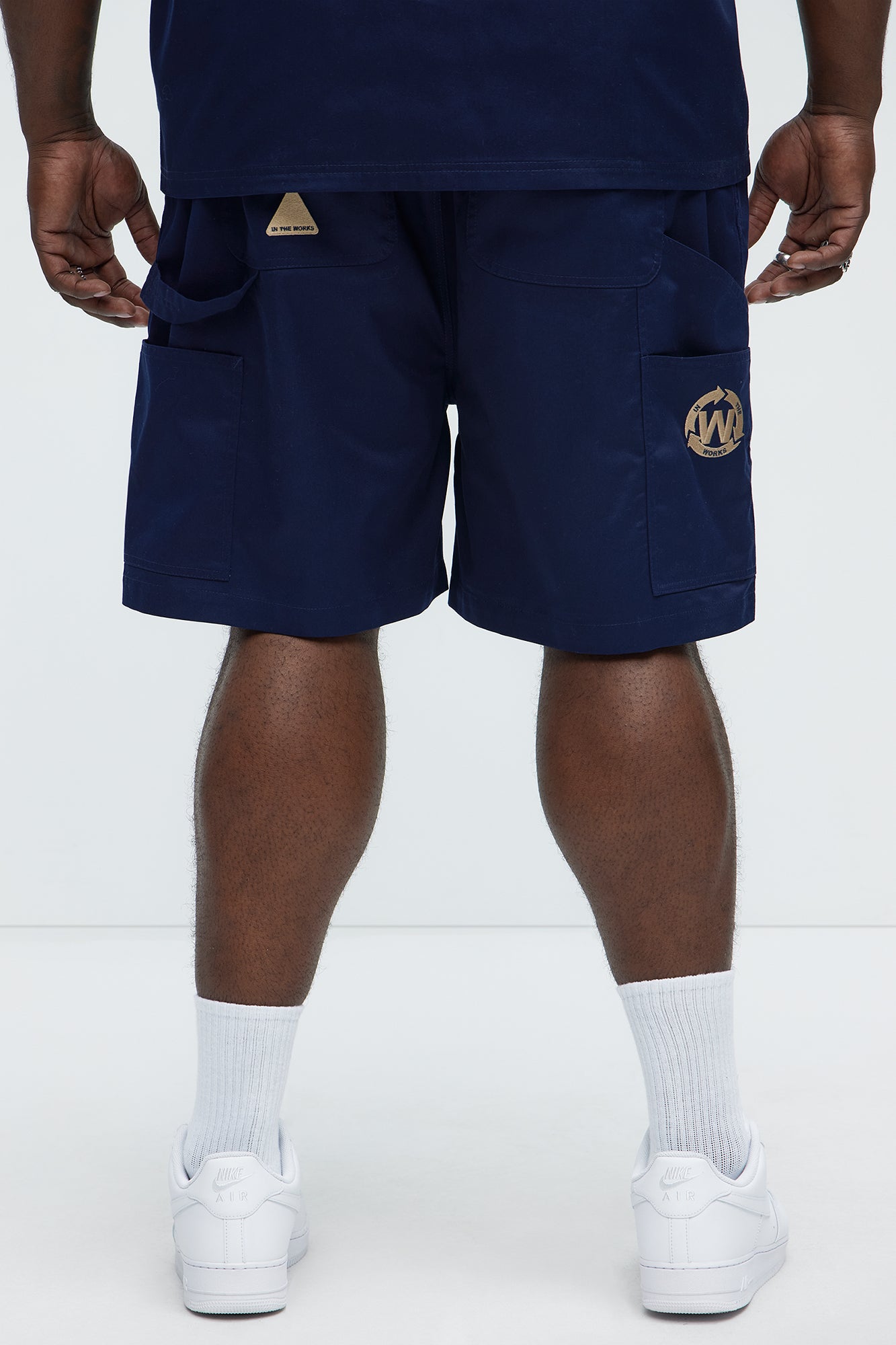 In The Works Relaxed Shorts - Navy