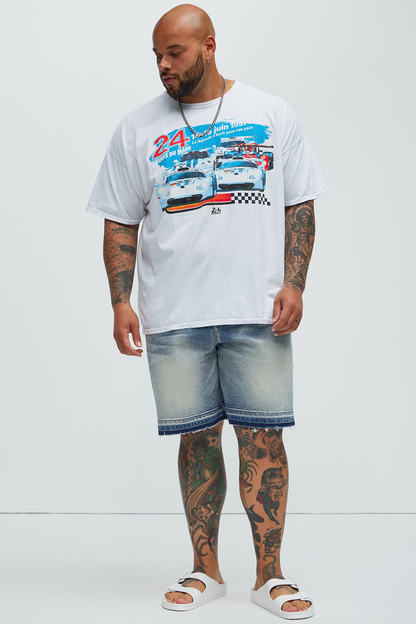 Run Around Relaxed Denim Shorts - Medium Wash