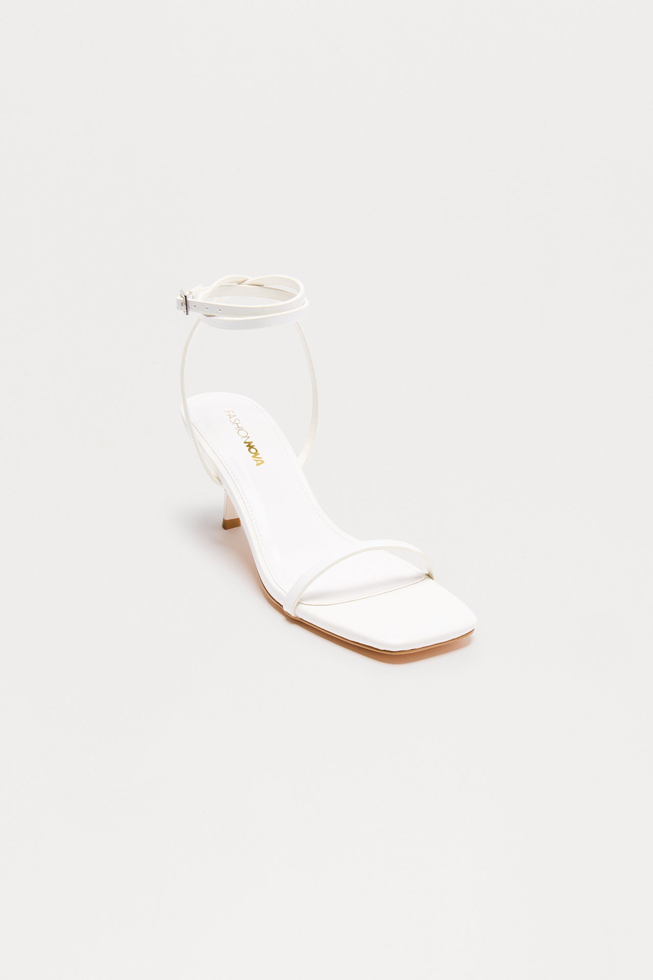 Brea Heeled Sandals - White