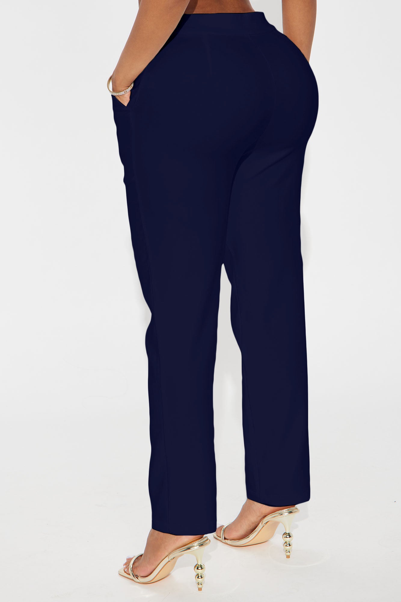 Mielle Skinny Trouser Pant - Navy