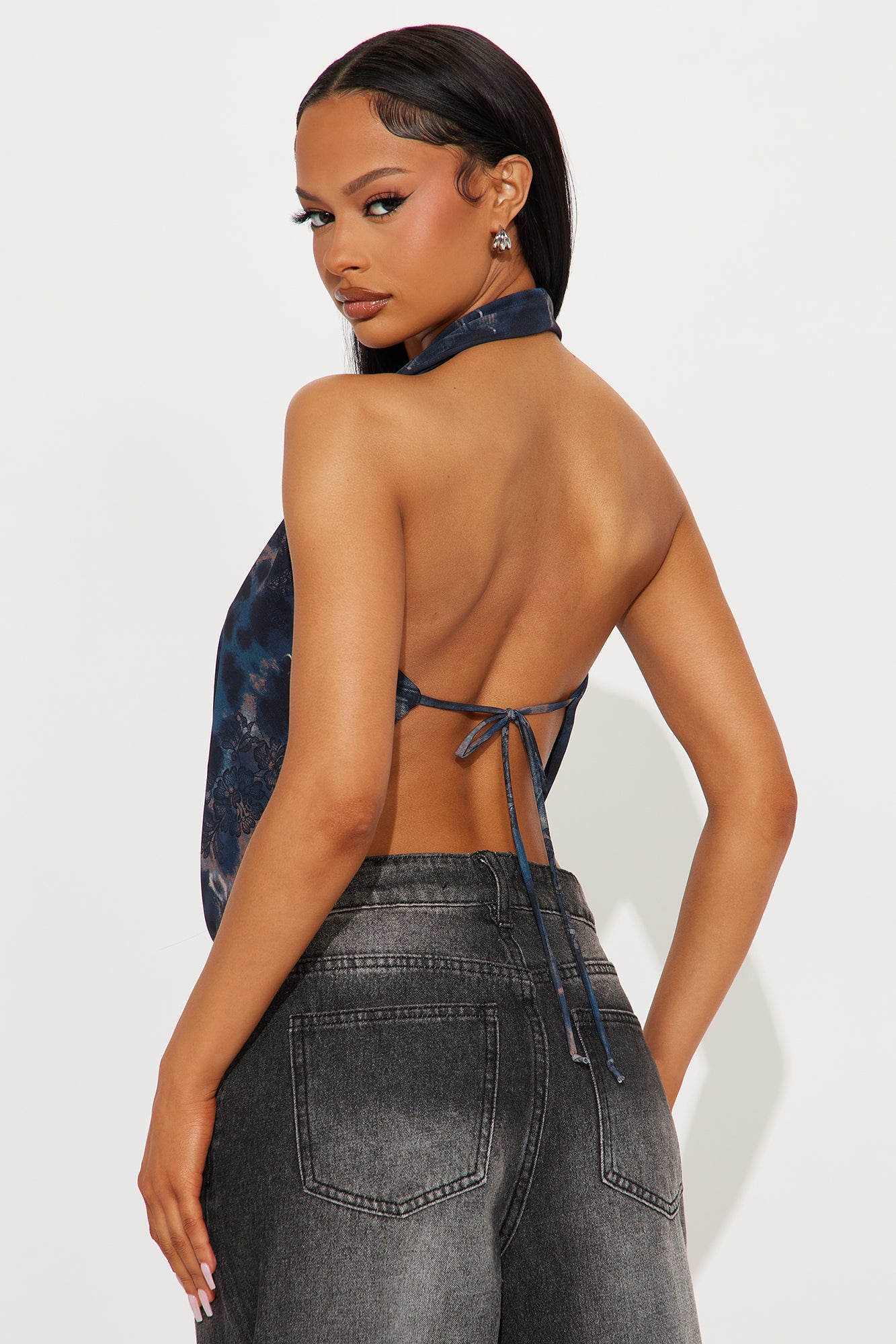Stunner Edition Leopard Mesh Halter Top - Leopard
