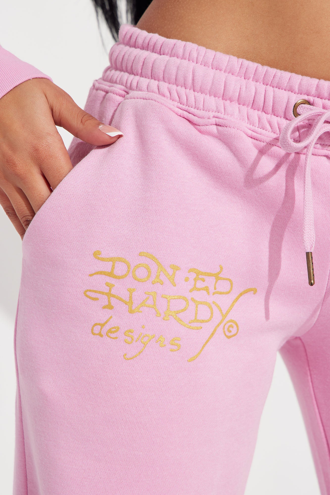 Ed Hardy Tiger Roar Pant - Pink