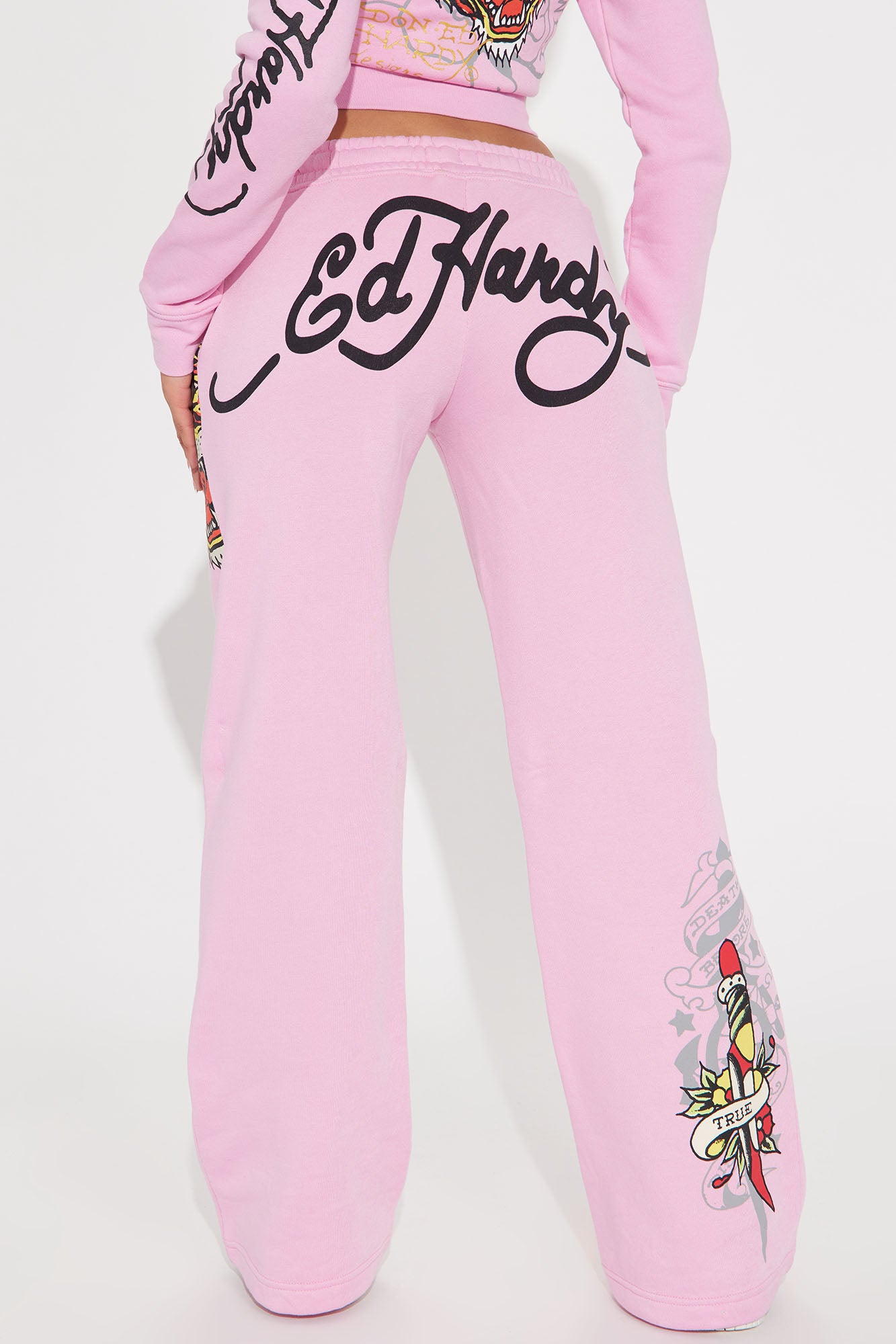 Ed Hardy Tiger Roar Pant - Pink