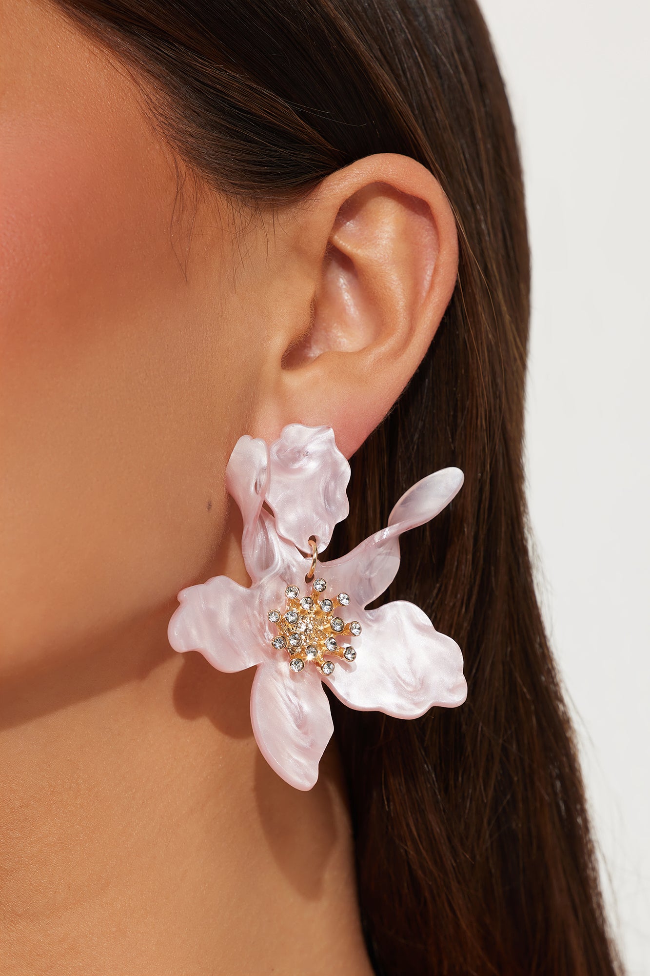 Love Is Blooming Earrings - Pink
