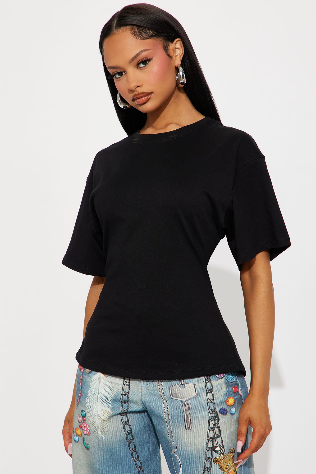 Jayden Fitted T-Shirt - Black