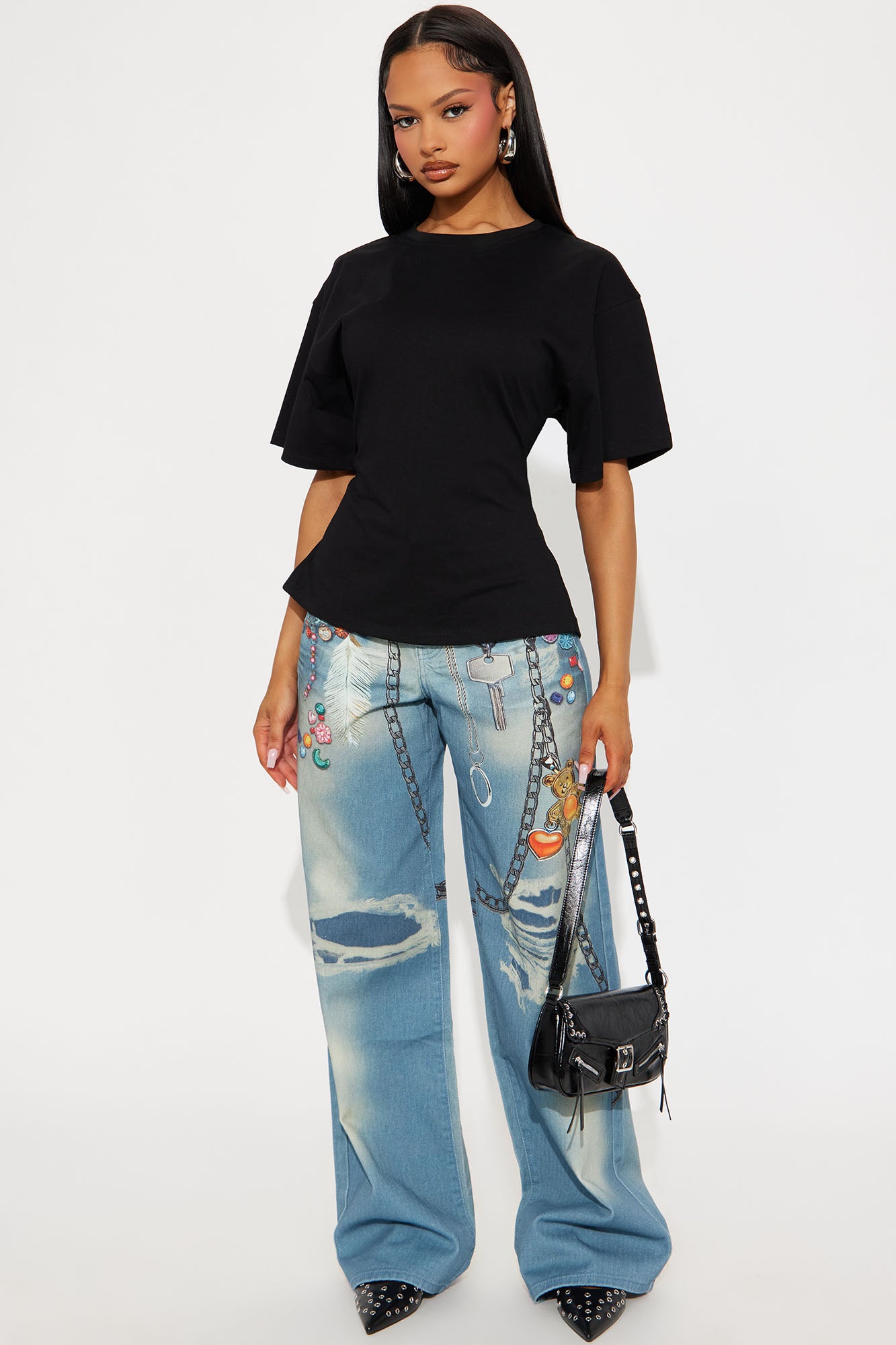Jayden Fitted T-Shirt - Black
