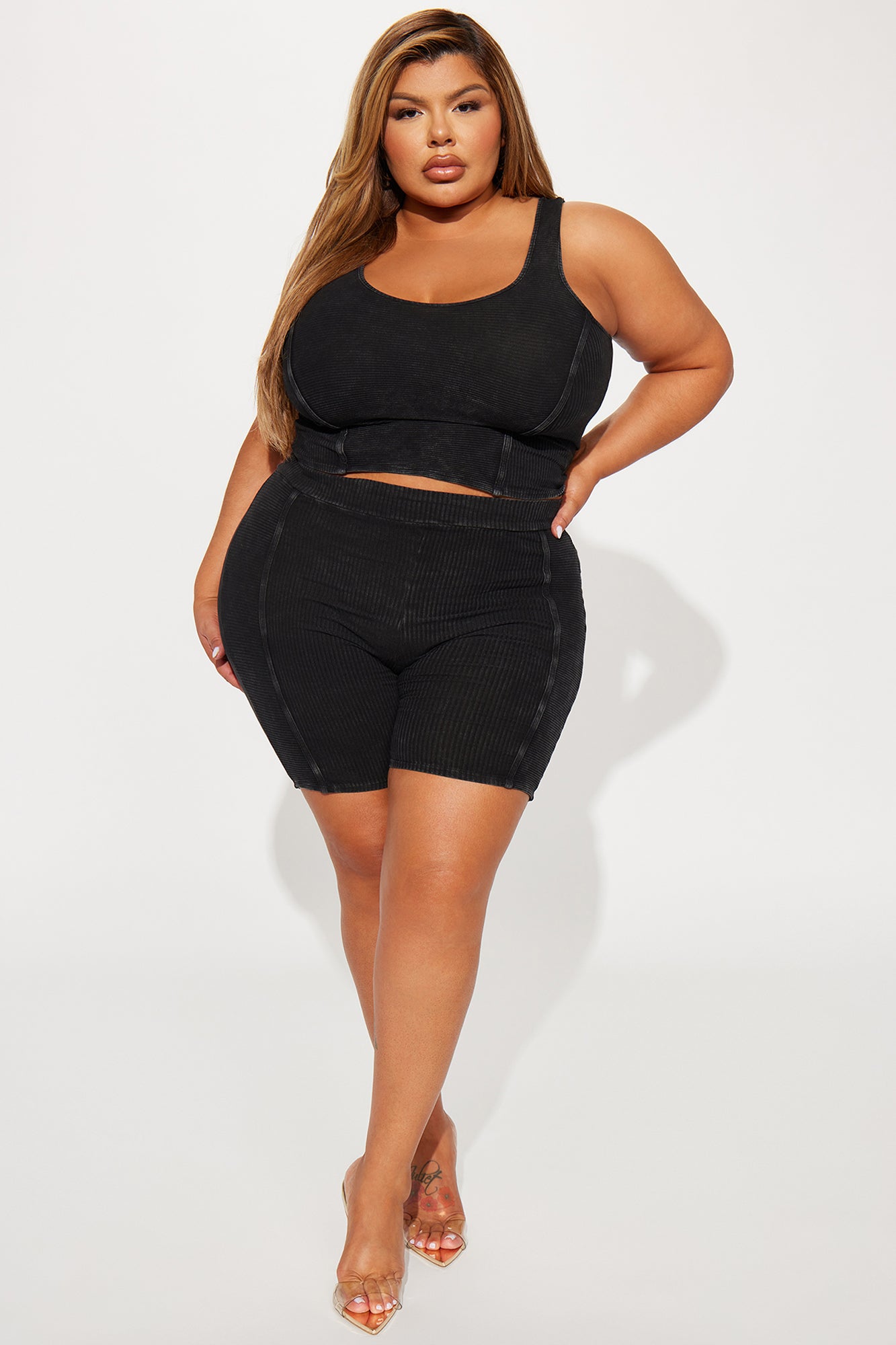 Out Of Town Short Set - Black