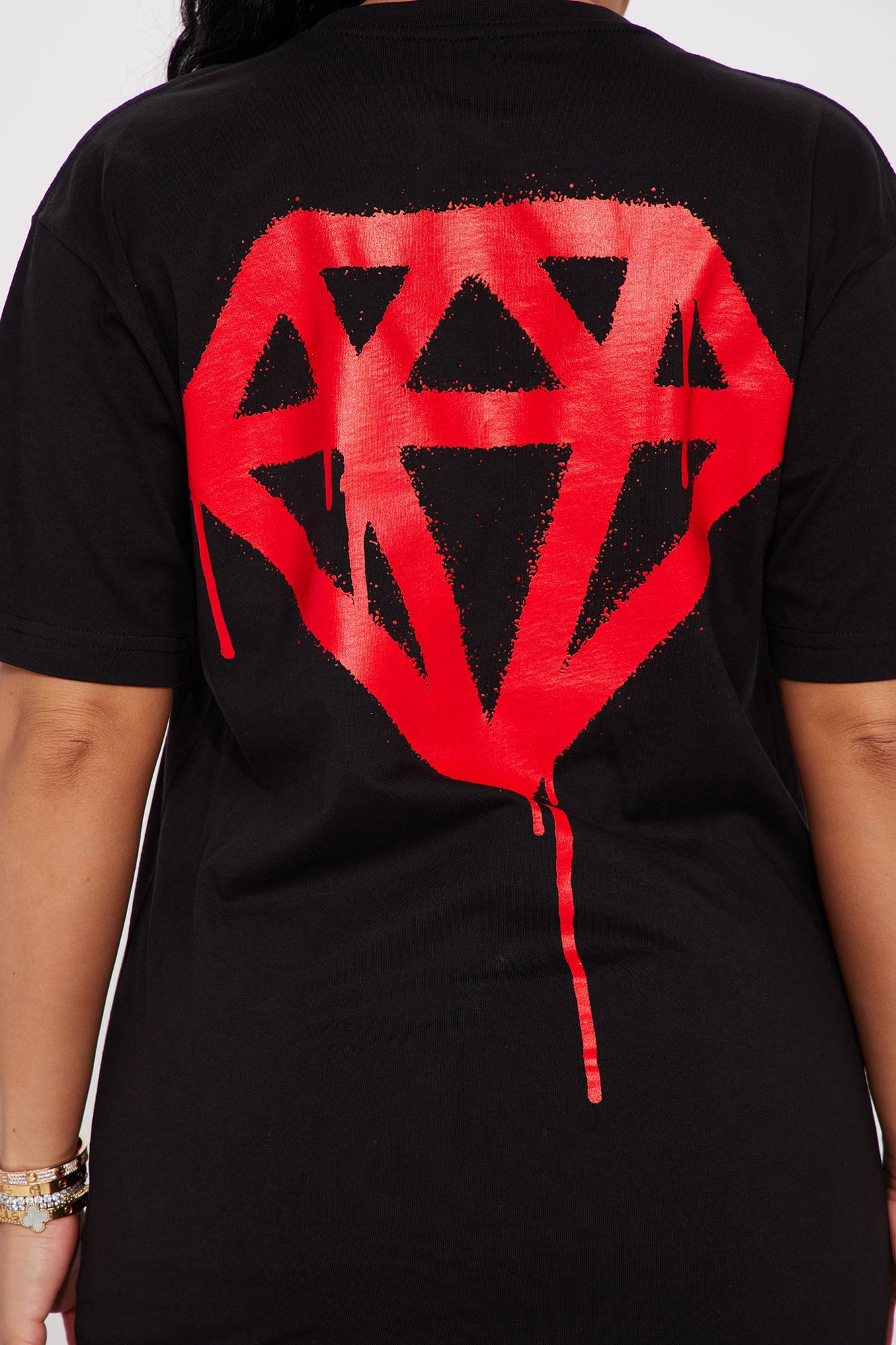 GOAT Graffiti Top - Black/Red