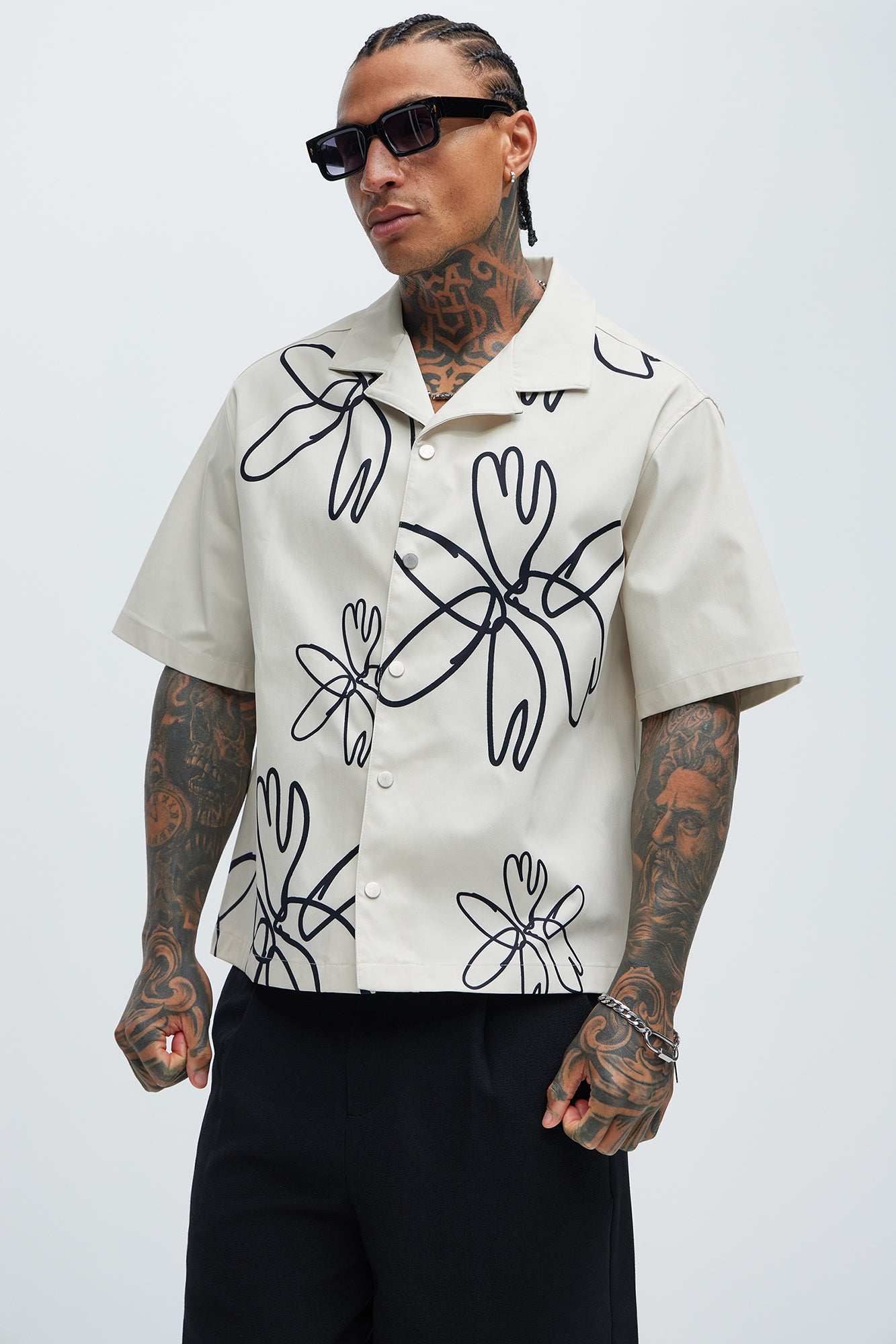 Carver Graffiti Shirt - Off White