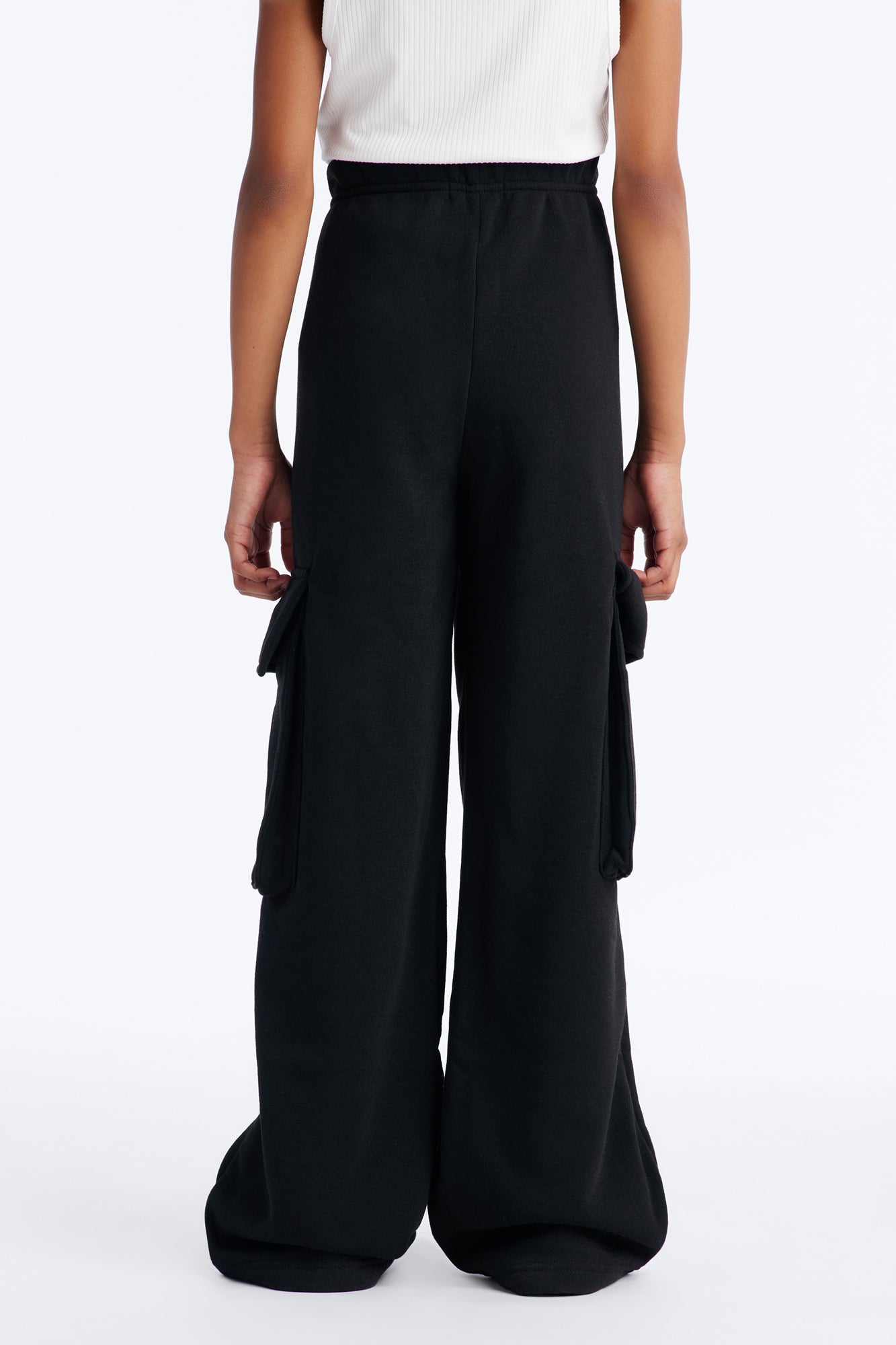 Mini Luna Cargo Jogger - Black