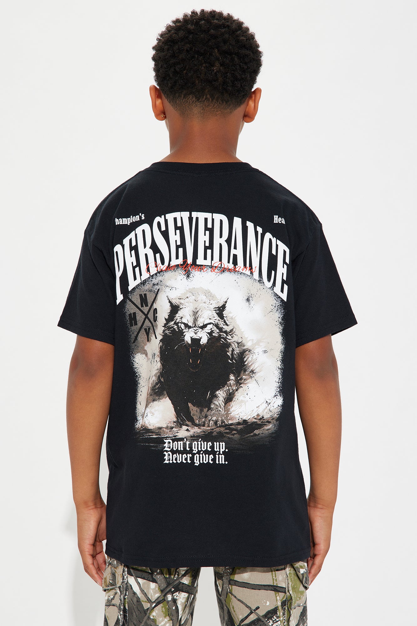 Mini Perseverance NYHC Short Sleeve Tee - Black