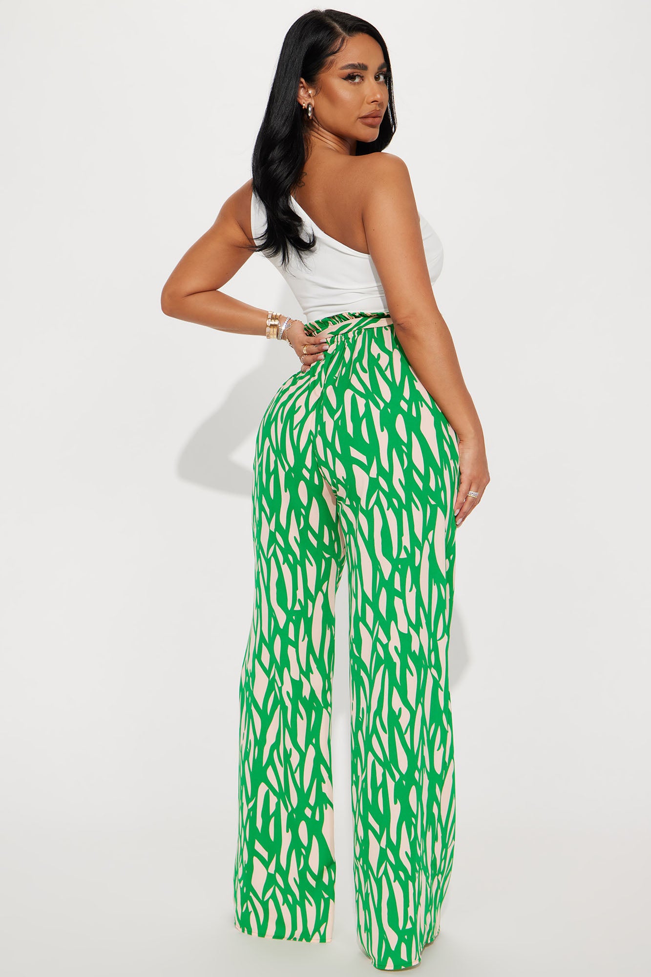 In The Tropics Jumpsuit - Green/combo
