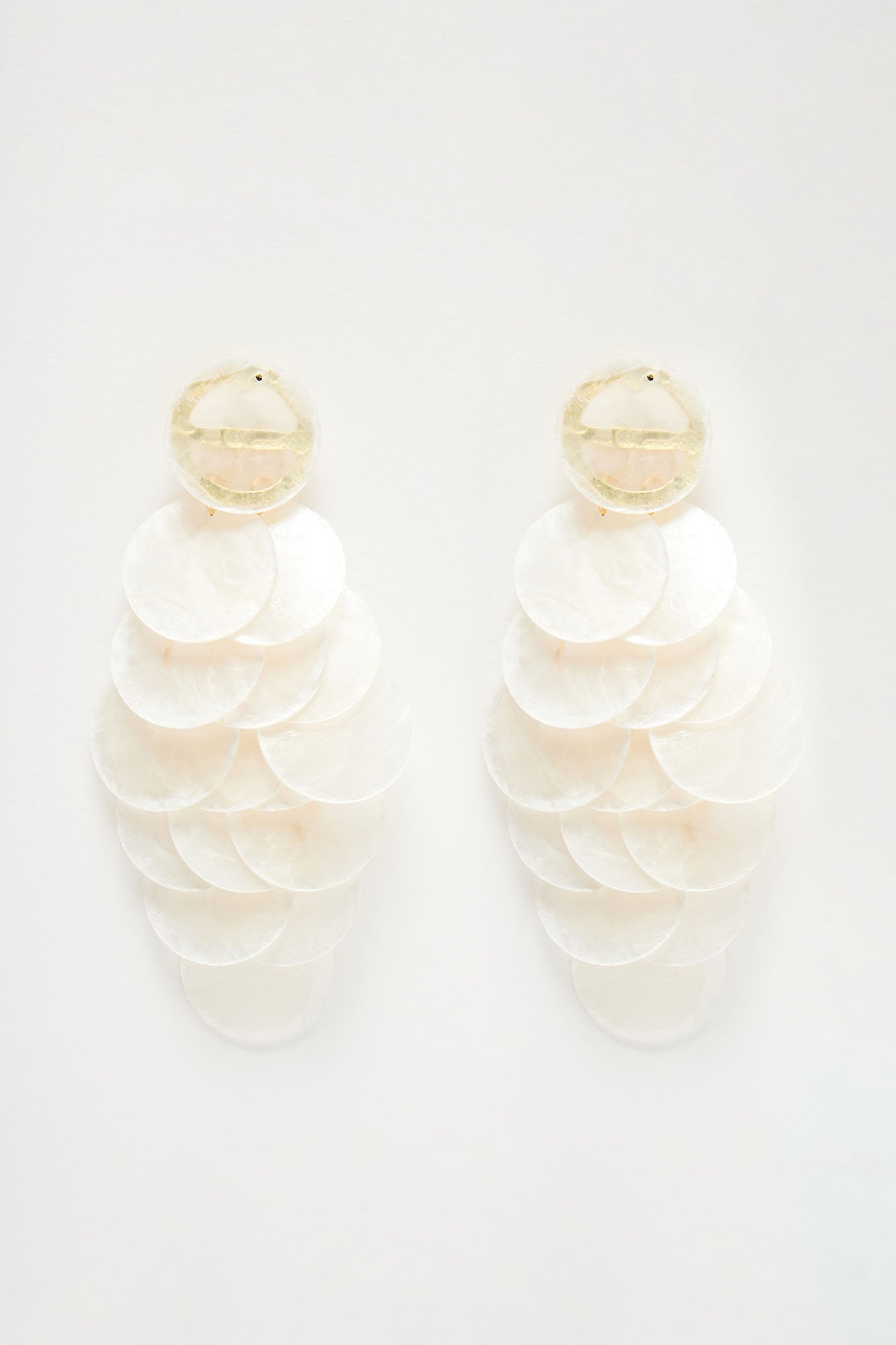 Seaside Dinner Earrings - White/combo