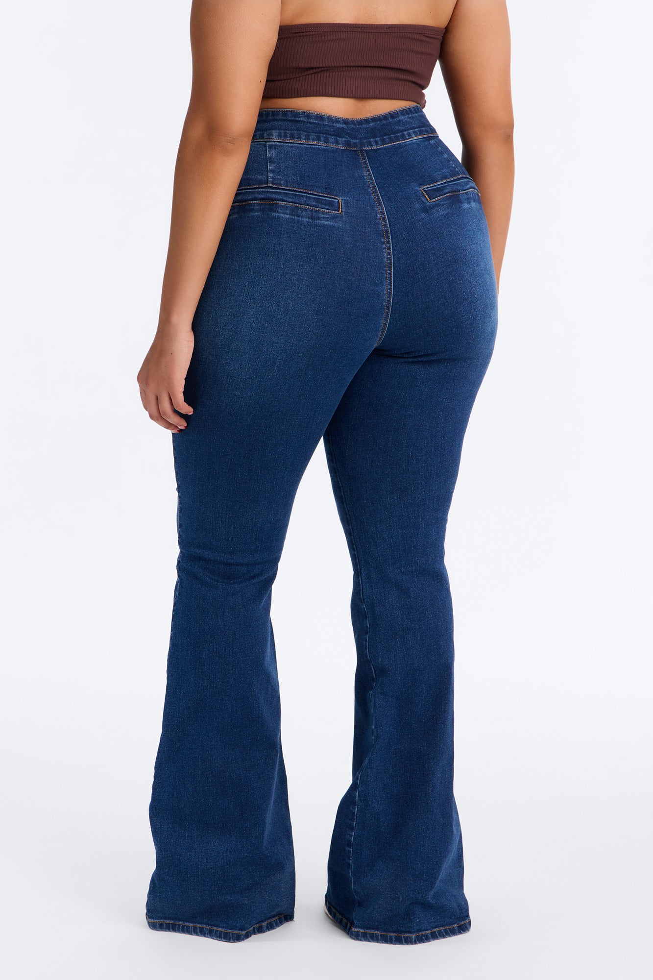 Palo Alto Stretch Flare Jeans - Dark Wash