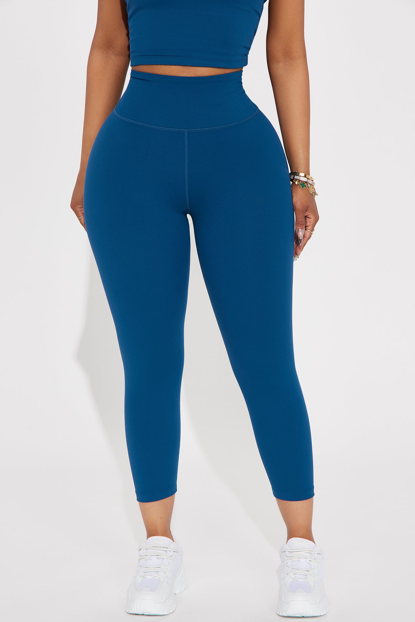 Flexibility Super Soft Capri Active Legging - Navy