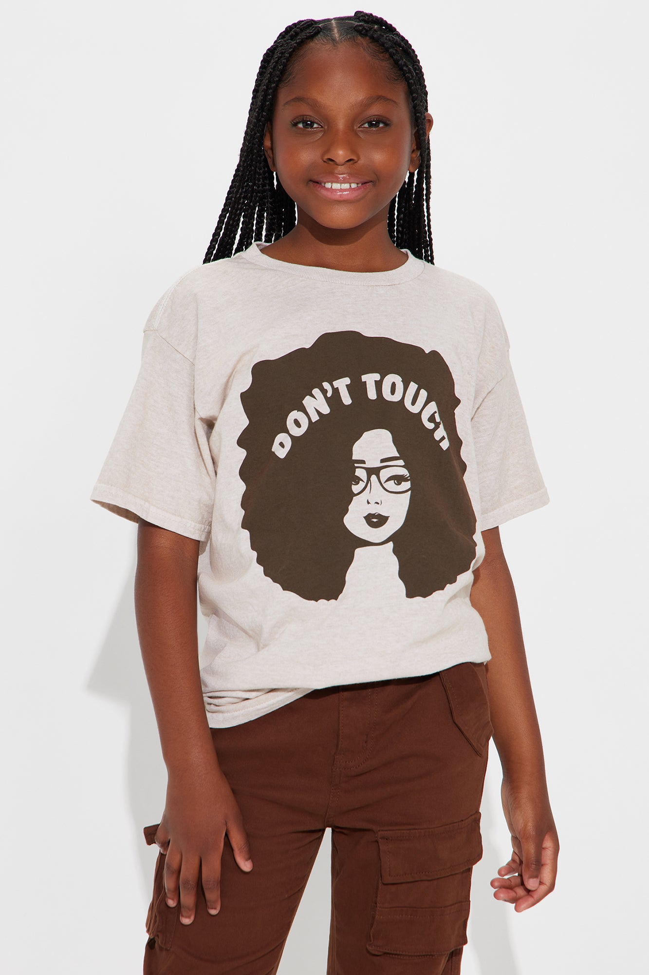 Mini Don't Touch T-Shirt - Sand