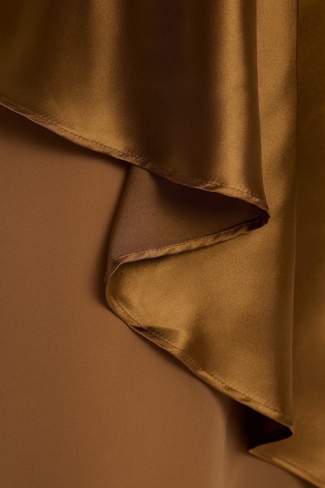 Cosmia Satin Maxi Dress - Mocha