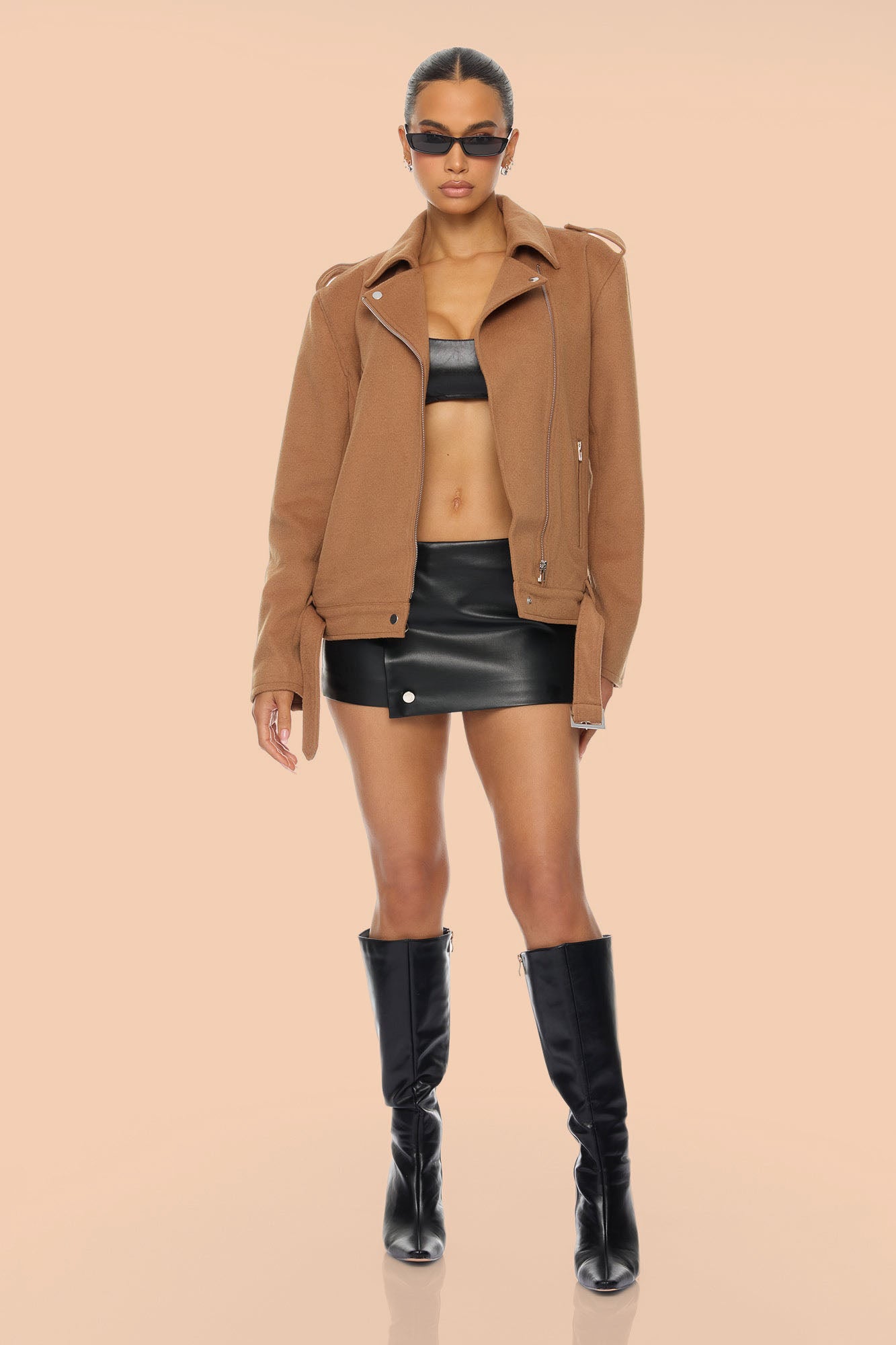 Alina Wool Jacket - Camel