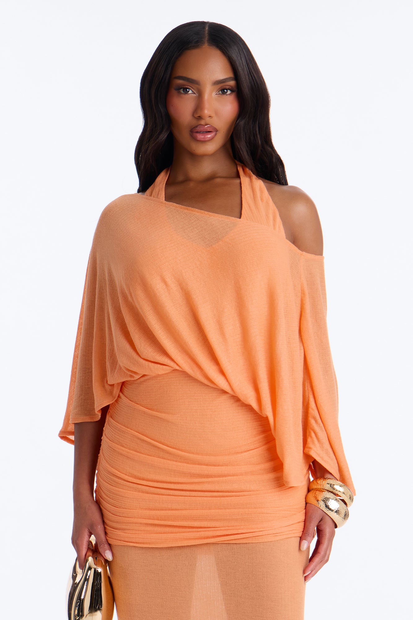 Softly Stunning Maxi Dress - Orange