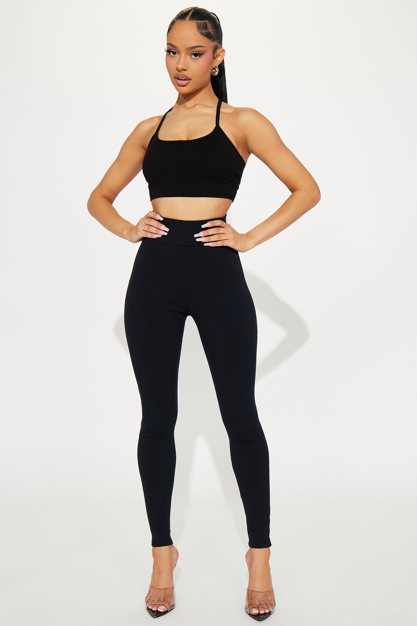 Janet Snatched Leggings - Black